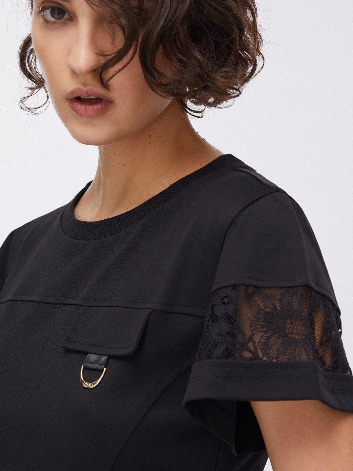 LIU JO SPORT Abito Donna  TA6236J3855 22222 Nero - Image 3