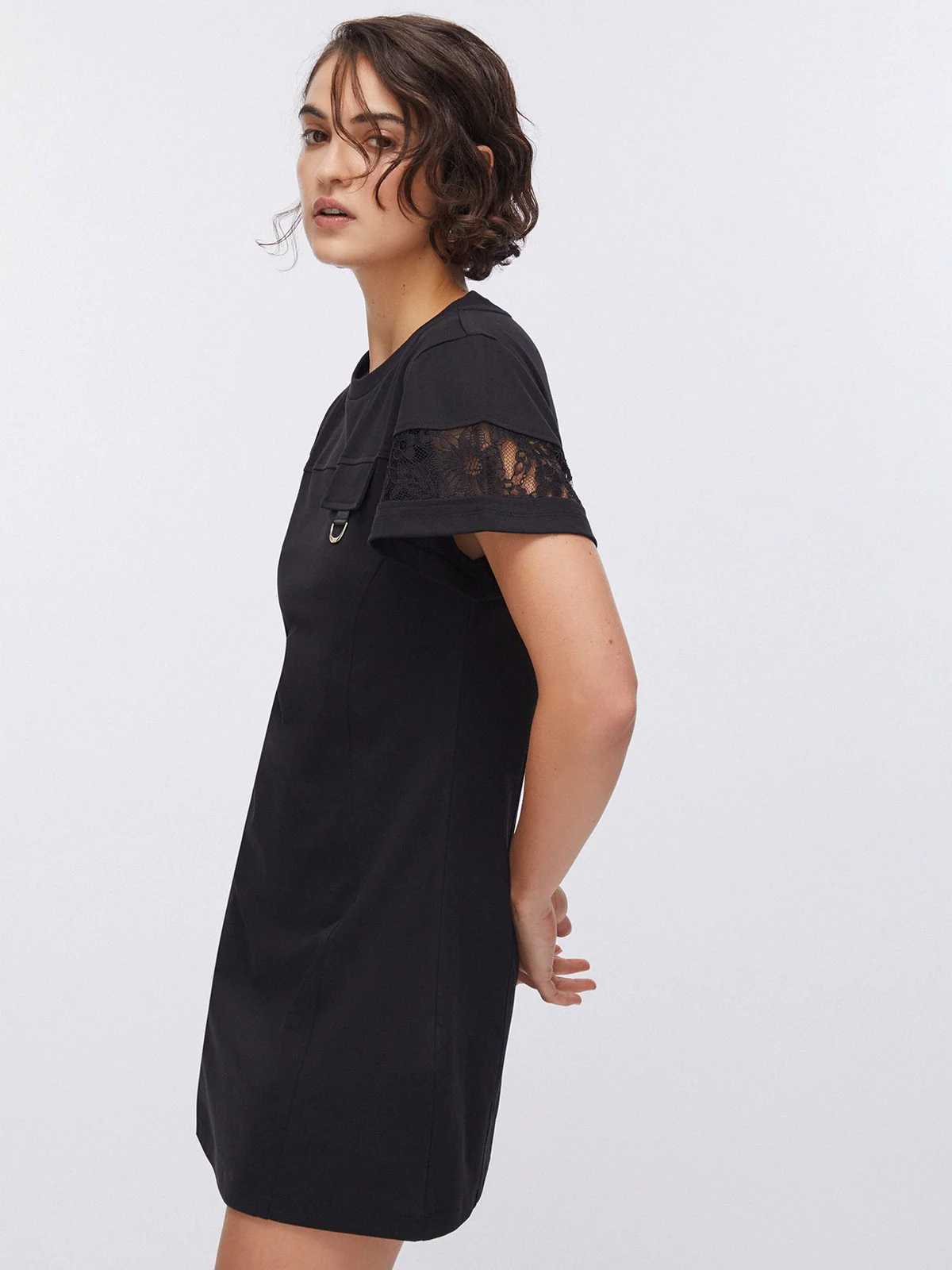LIU JO SPORT Abito Donna  TA6236J3855 22222 Nero - Image 4