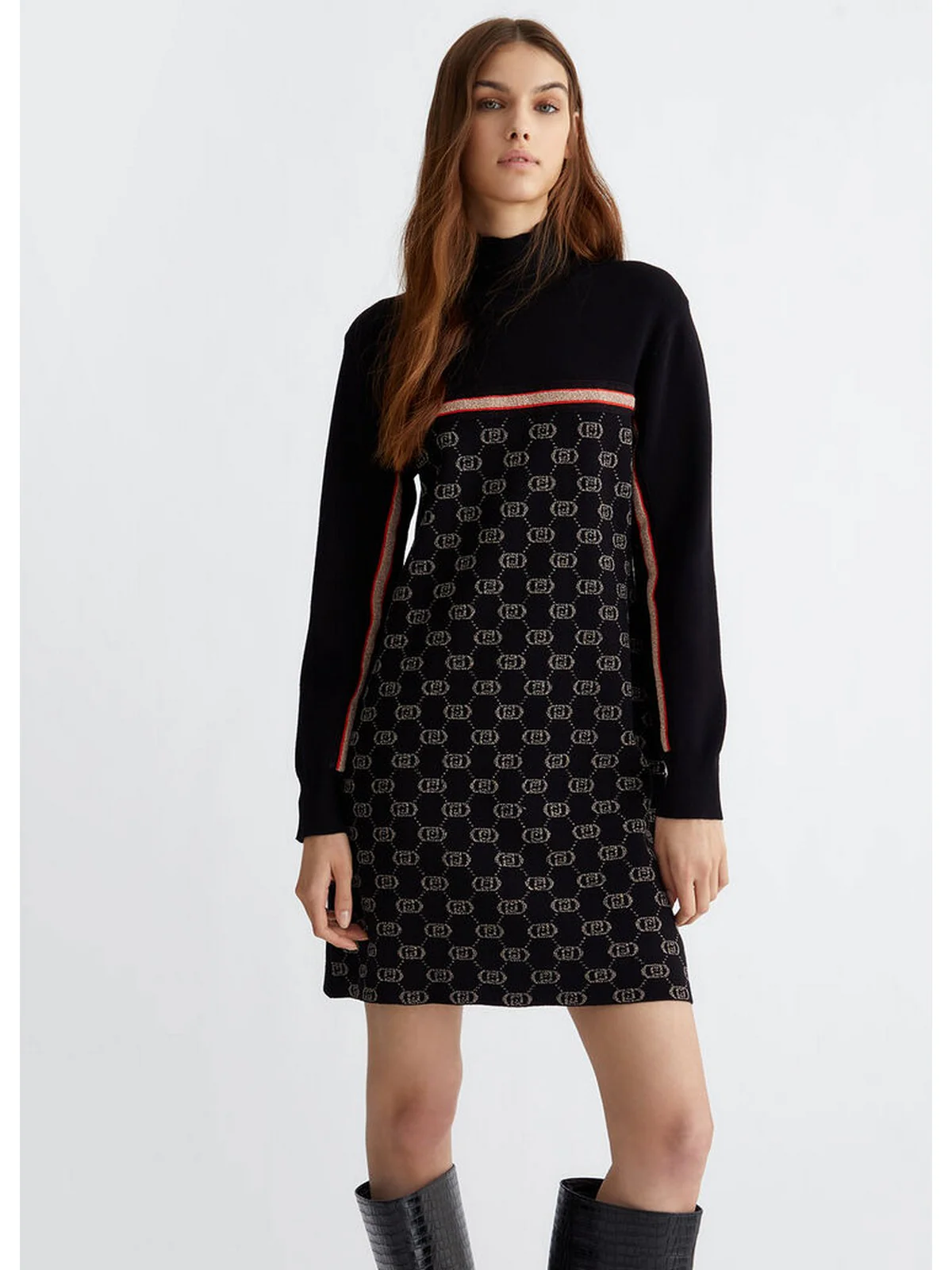 LIU JO SPORT Abito Donna  TF4227MS63L A4279 Nero - Image 4