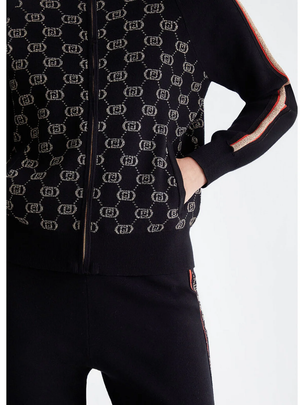 LIU JO SPORT Felpa Donna  TF4224MS63L A4279 Nero - Image 3