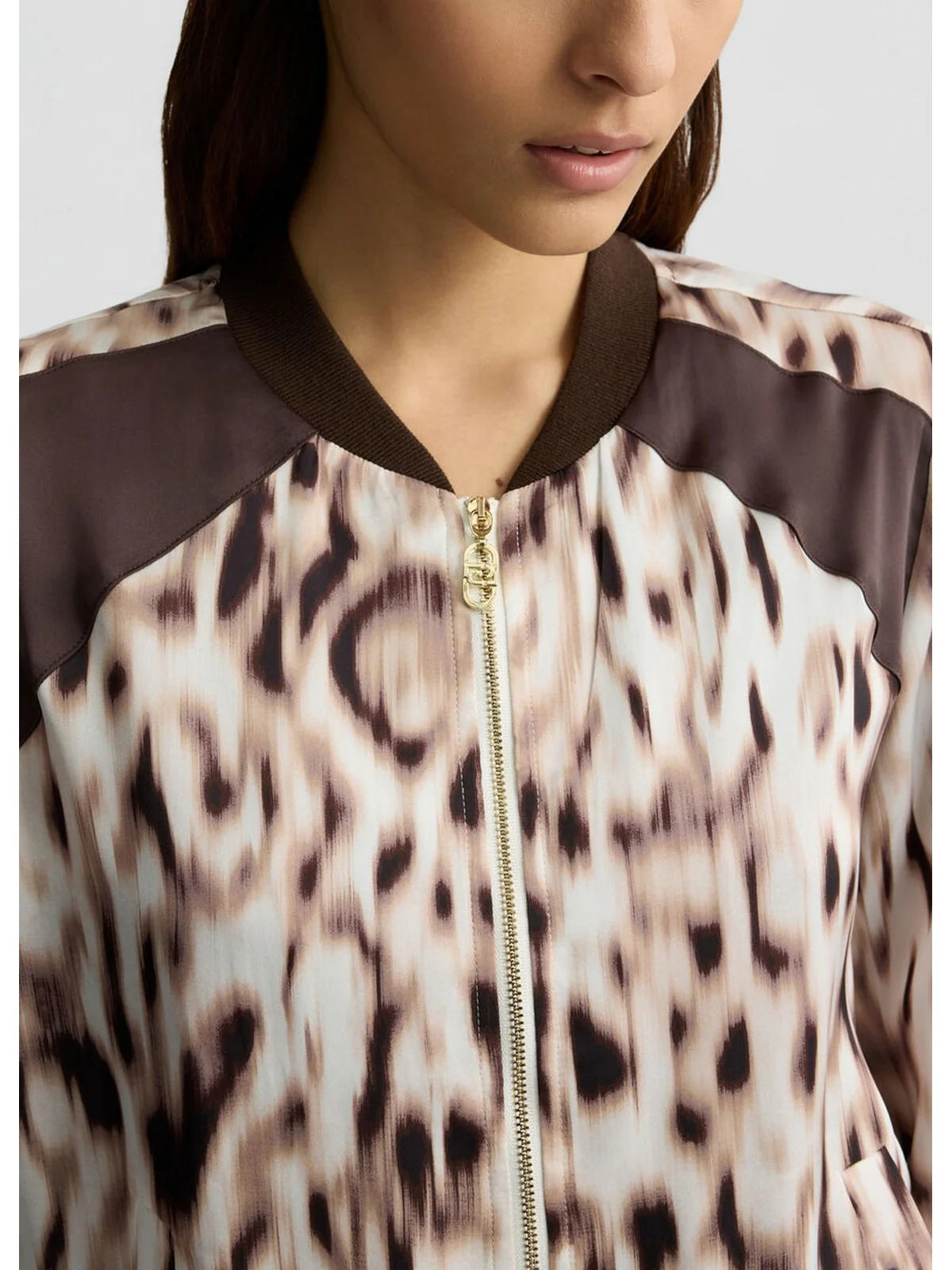 LIU JO SPORT Felpa Donna  TA5197TS964 M9064 Natural beige/moro - Image 3
