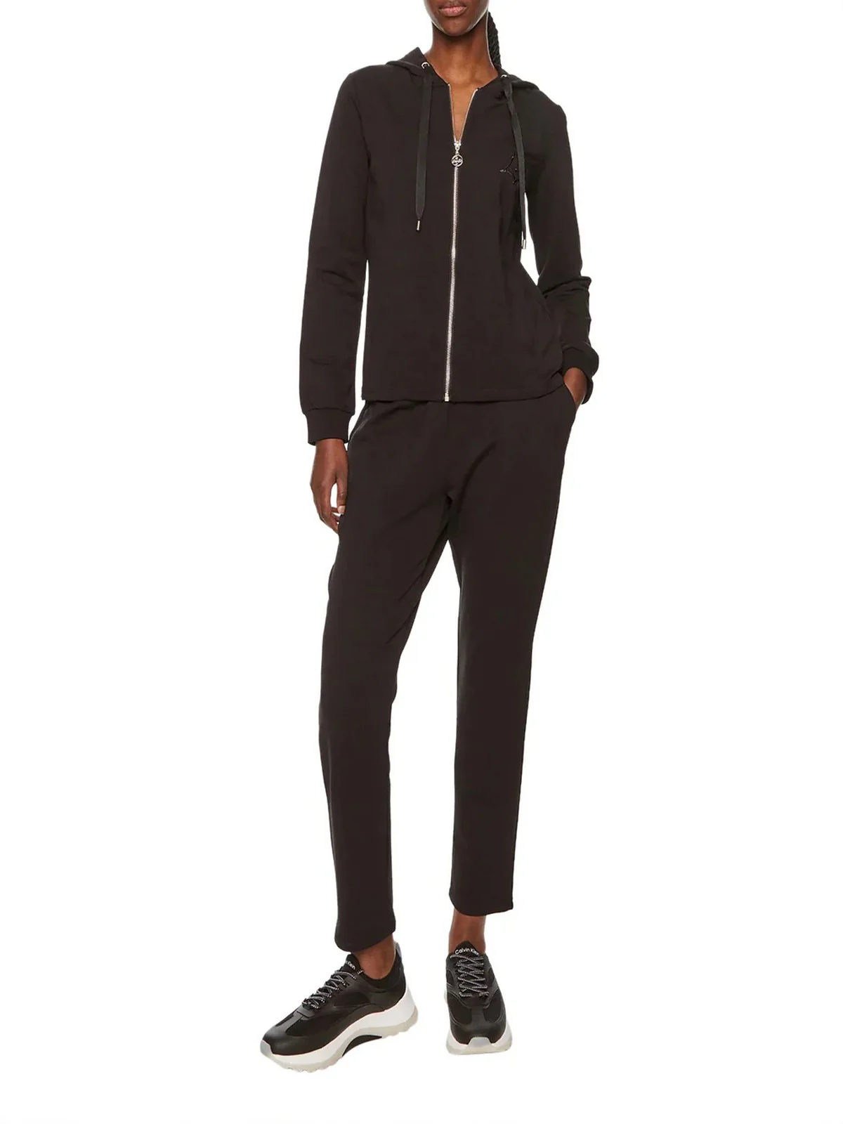 LIU JO SPORT Giacca Donna  TF4090FS090 22222 Nero - Image 4