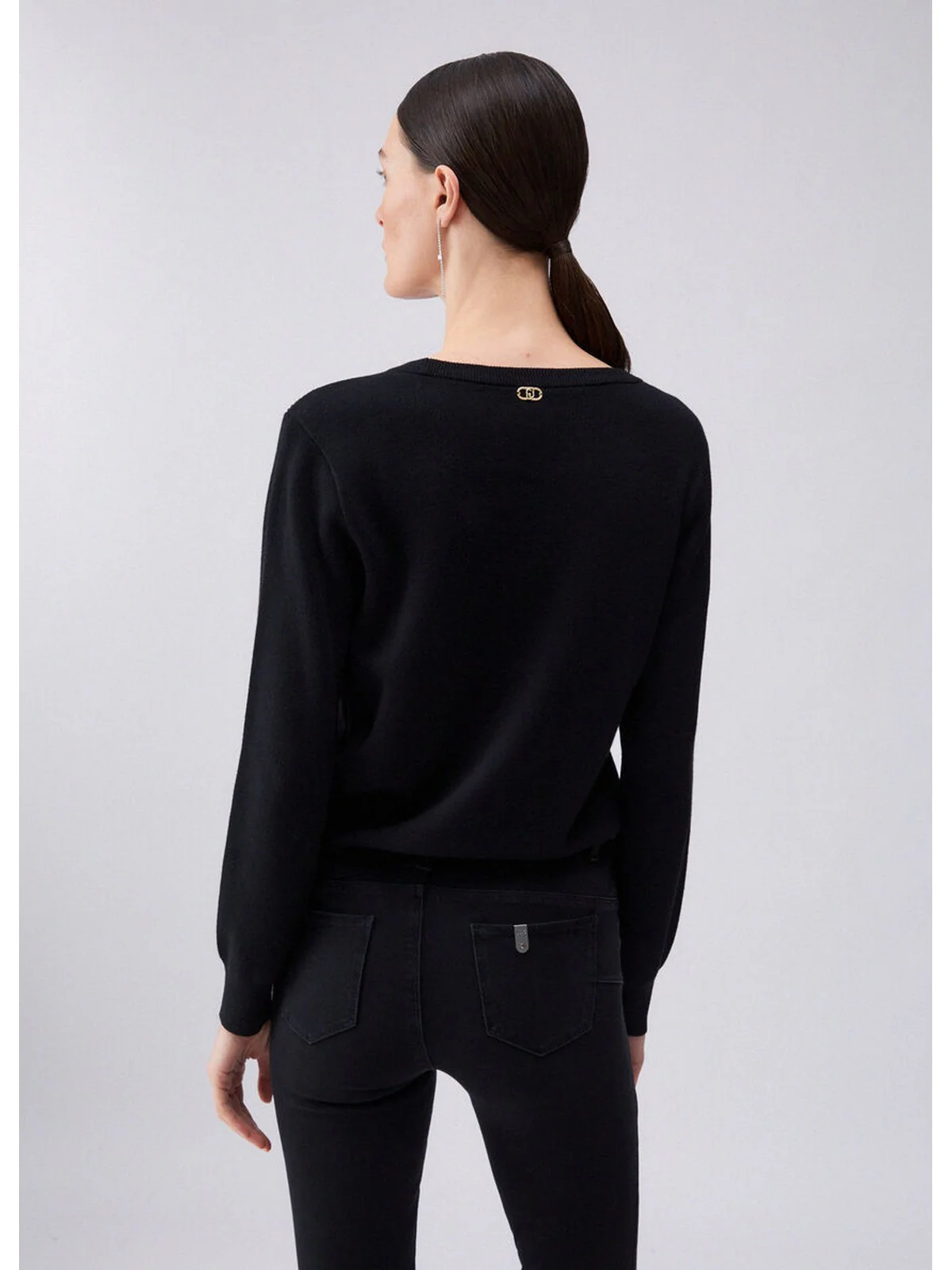 LIU JO SPORT Maglia Donna  TA6043MS59L 22222 Nero - Image 6
