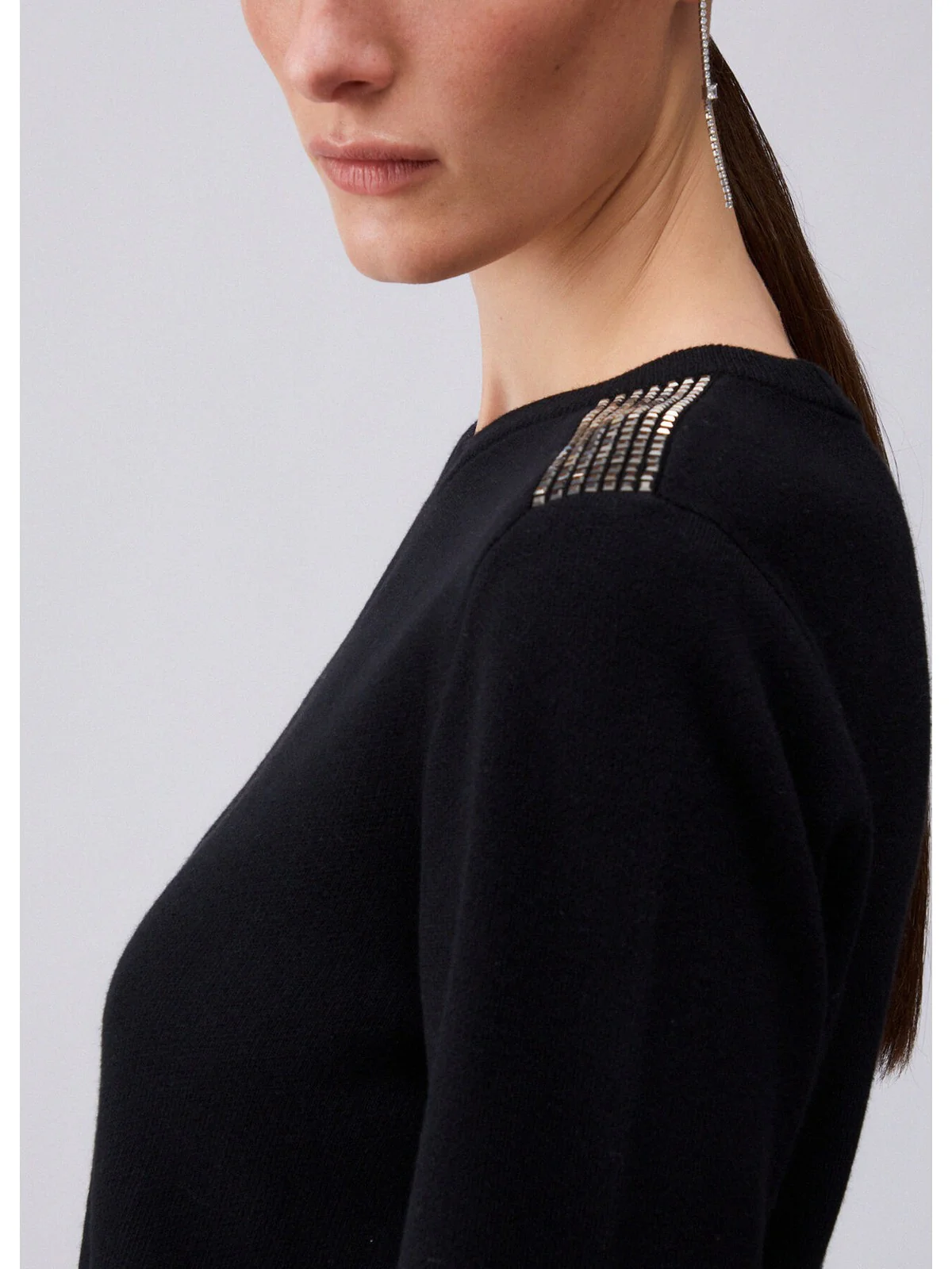 LIU JO SPORT Maglia Donna  TA6043MS59L 22222 Nero - Image 7