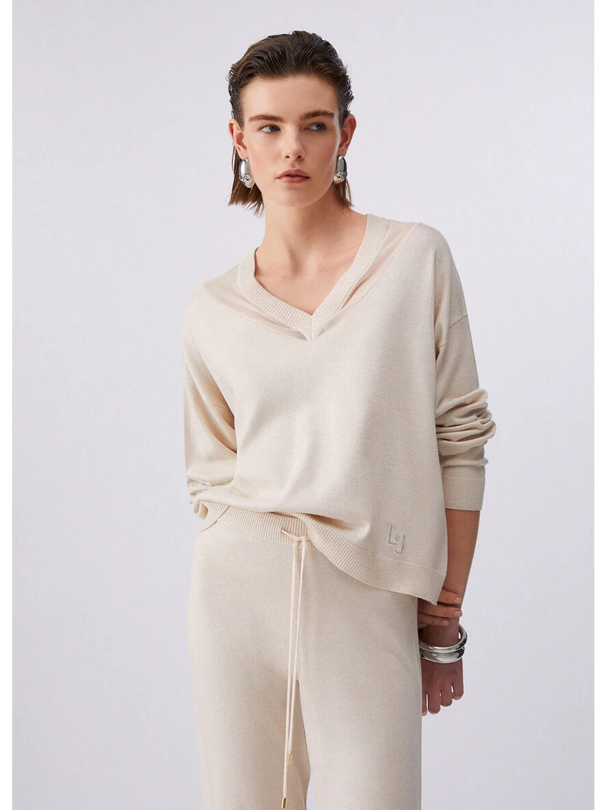 LIU JO SPORT Maglia Donna  TA6244MS49I A4378 Warm champagne lux - Image 3