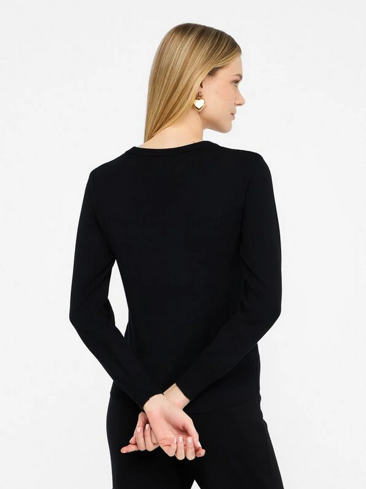 LIU JO SPORT Maglia Donna  TF5248MS63L 22222 Nero - Image 4