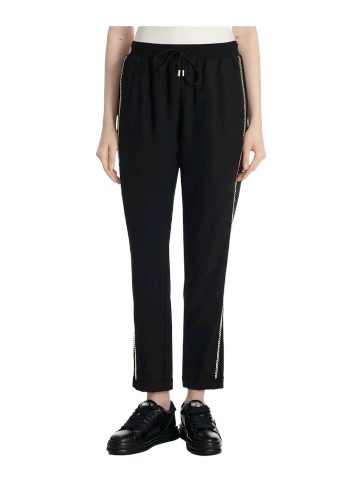 LIU JO SPORT Pantalone Donna  TA4088TS423 22222 Nero - Image 2