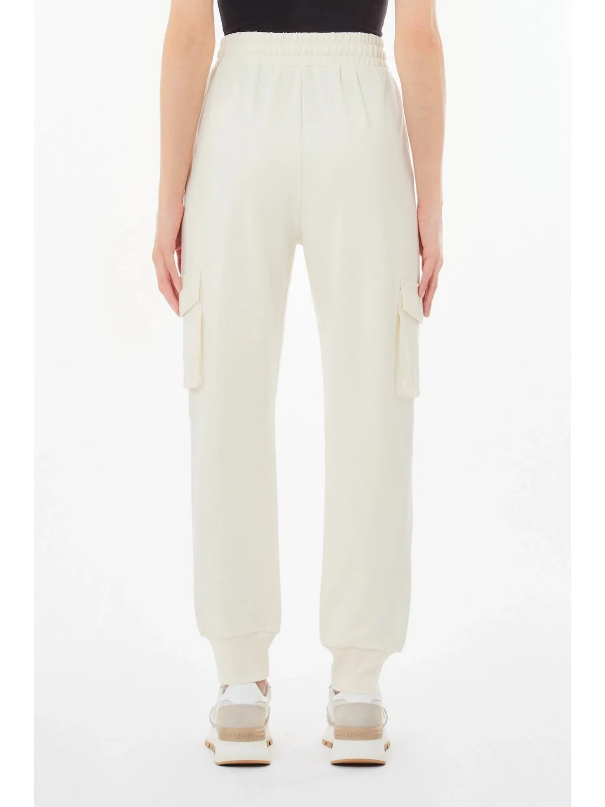LIU JO SPORT Pantalone Donna TA5043JS182 10105 White milk - Image 2
