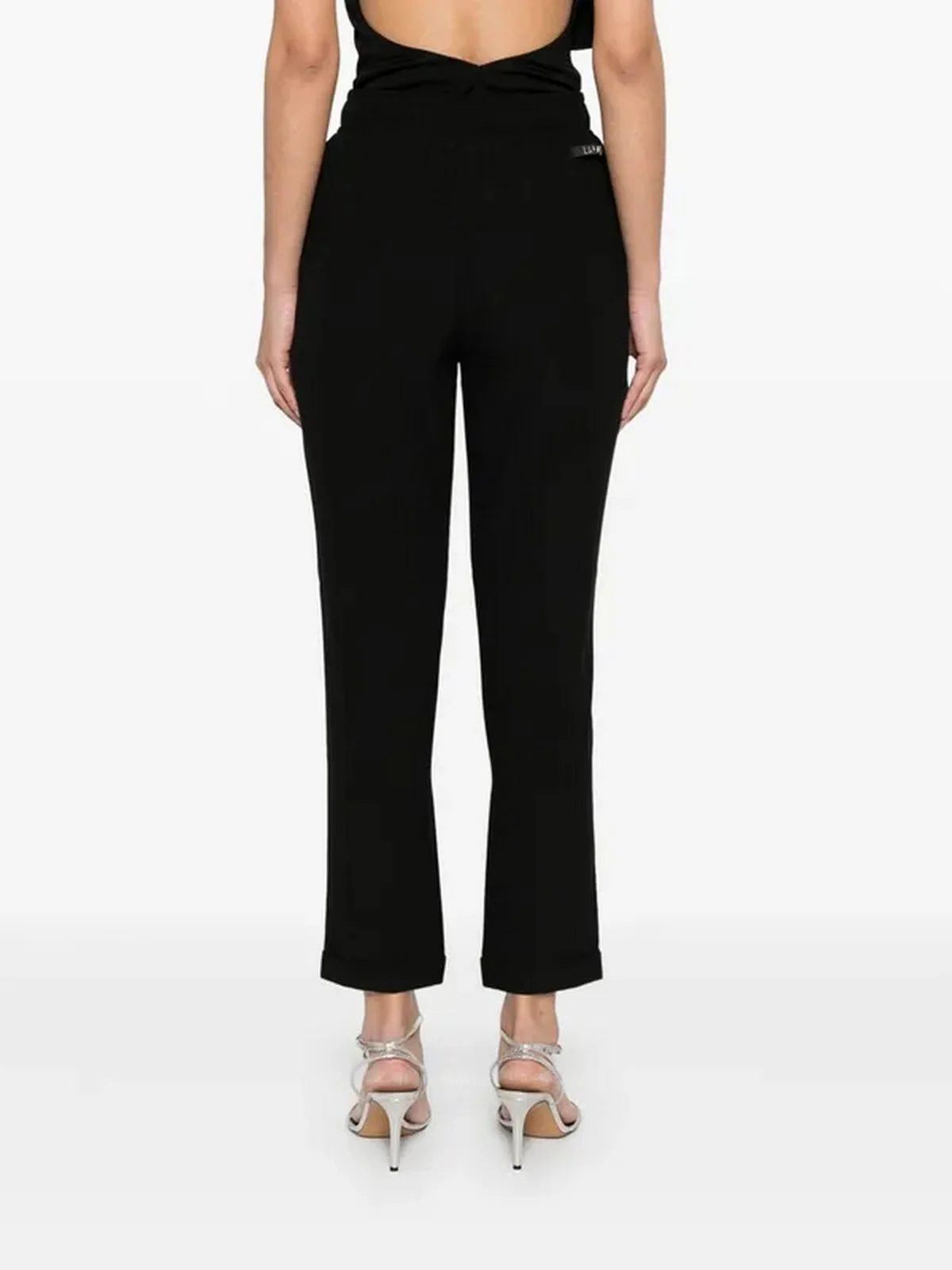 LIU JO SPORT Pantalone Donna  TA5140TS423 C3672 Nero/sz tape - Image 2