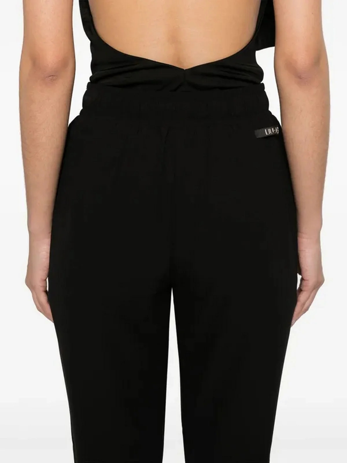LIU JO SPORT Pantalone Donna  TA5140TS423 C3672 Nero/sz tape - Image 4