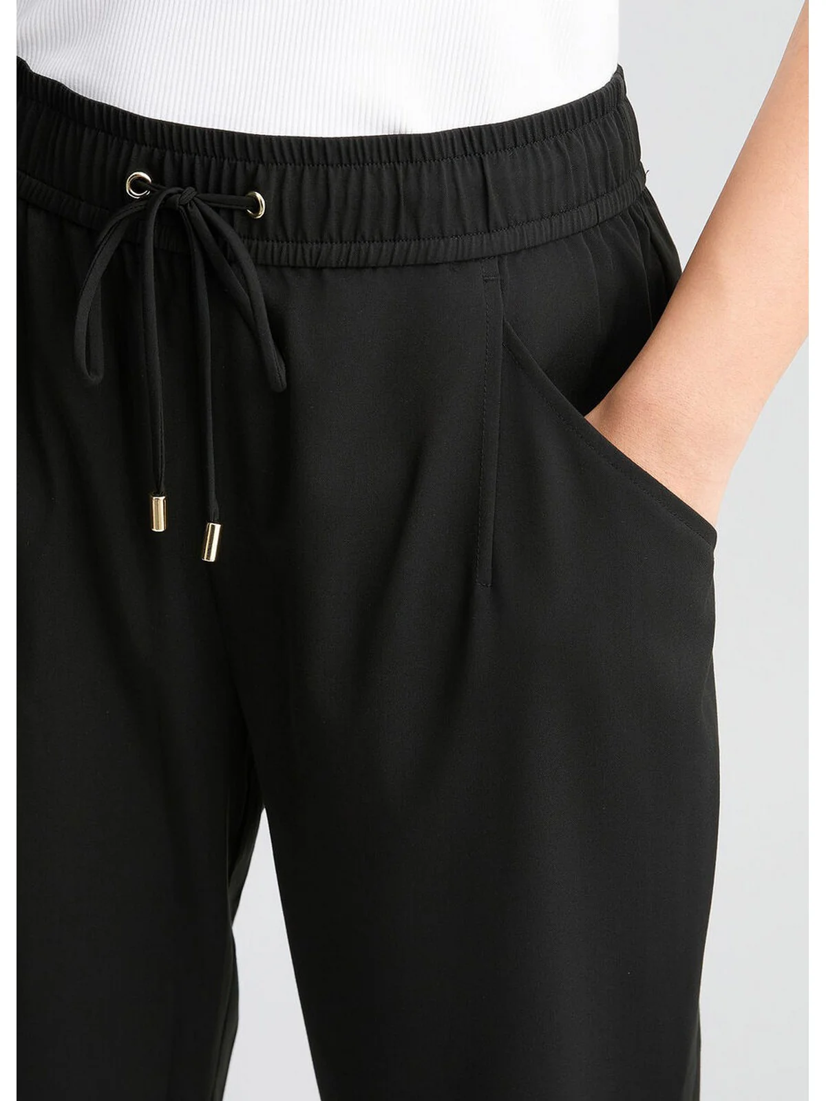 LIU JO SPORT Pantalone Donna  TA5144TS922 22222 NERO - Image 4