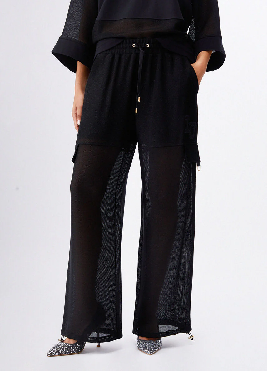 LIU JO SPORT Pantalone Donna  TA6234T290A 22222 Nero - Image 3