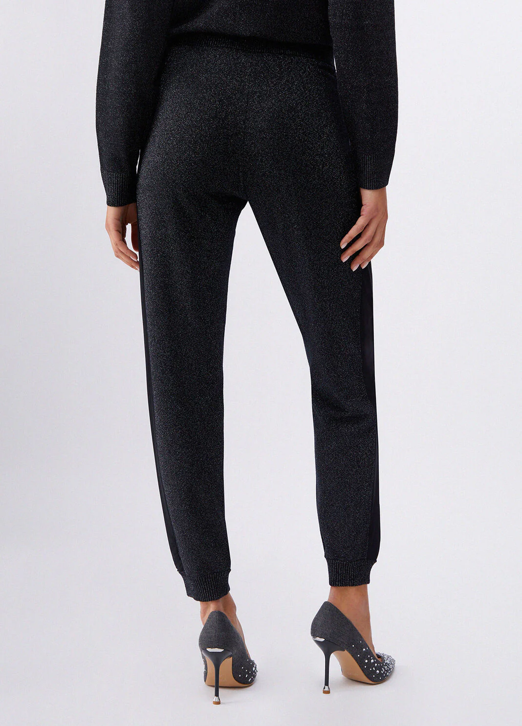 LIU JO SPORT Pantalone Donna  TA6246MS49I 04858 Nero lux - Image 2