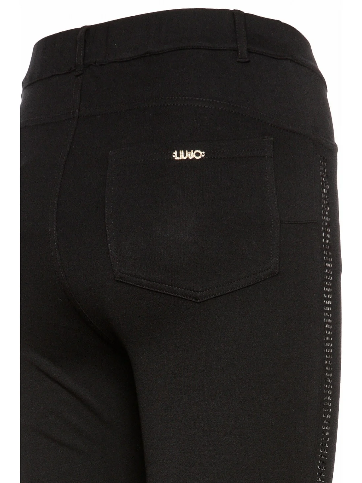 LIU JO SPORT Pantalone Donna  TF3272J6182 B3280 Nero - Image 4