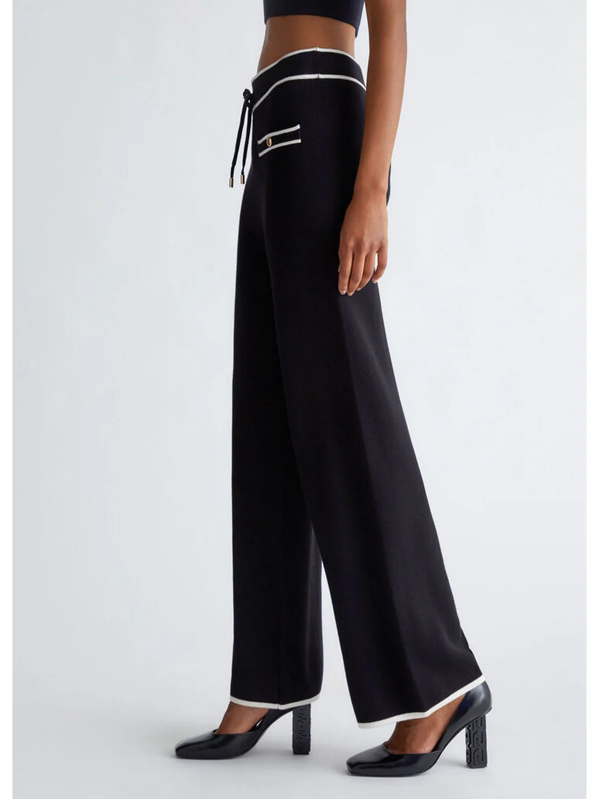 LIU JO SPORT Pantalone Donna  TF4048MS59L B3122 Nero - Image 2
