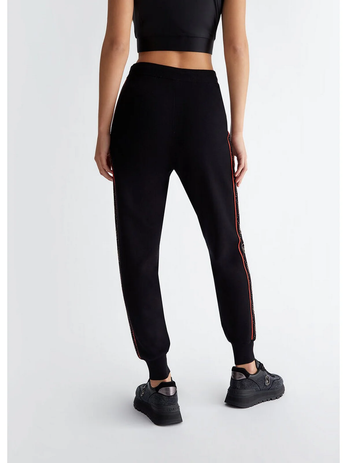 LIU JO SPORT Pantalone Donna  TF4226MS63L A4279 Nero - Image 4