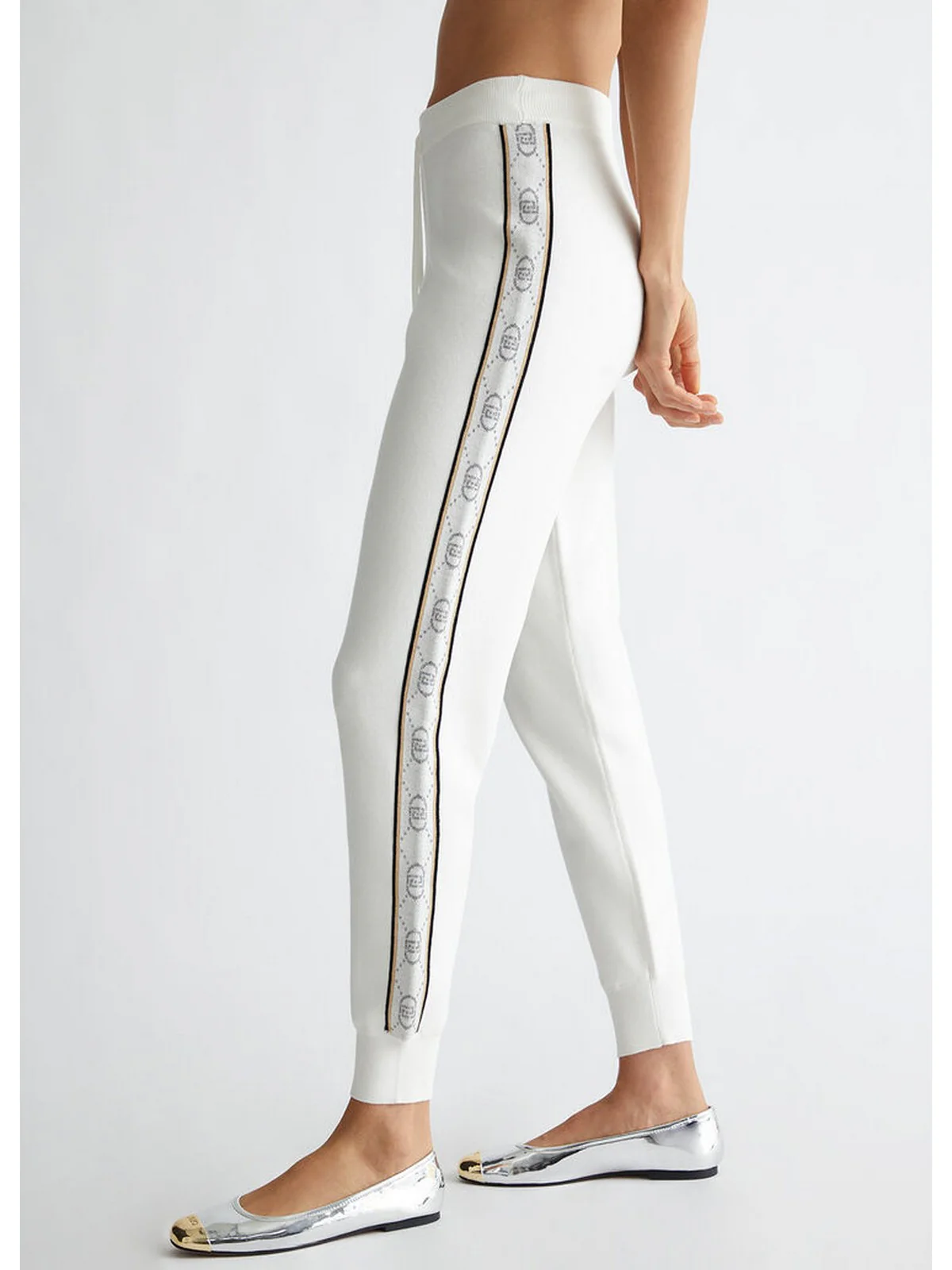 LIU JO SPORT Pantalone Donna  TF4226MS63L A4280 Bianco - Image 2