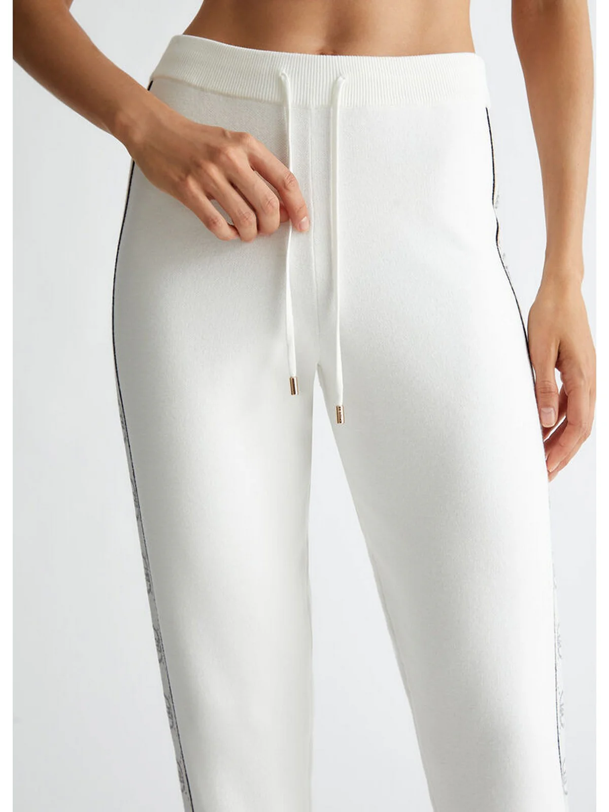 LIU JO SPORT Pantalone Donna  TF4226MS63L A4280 Bianco - Image 3