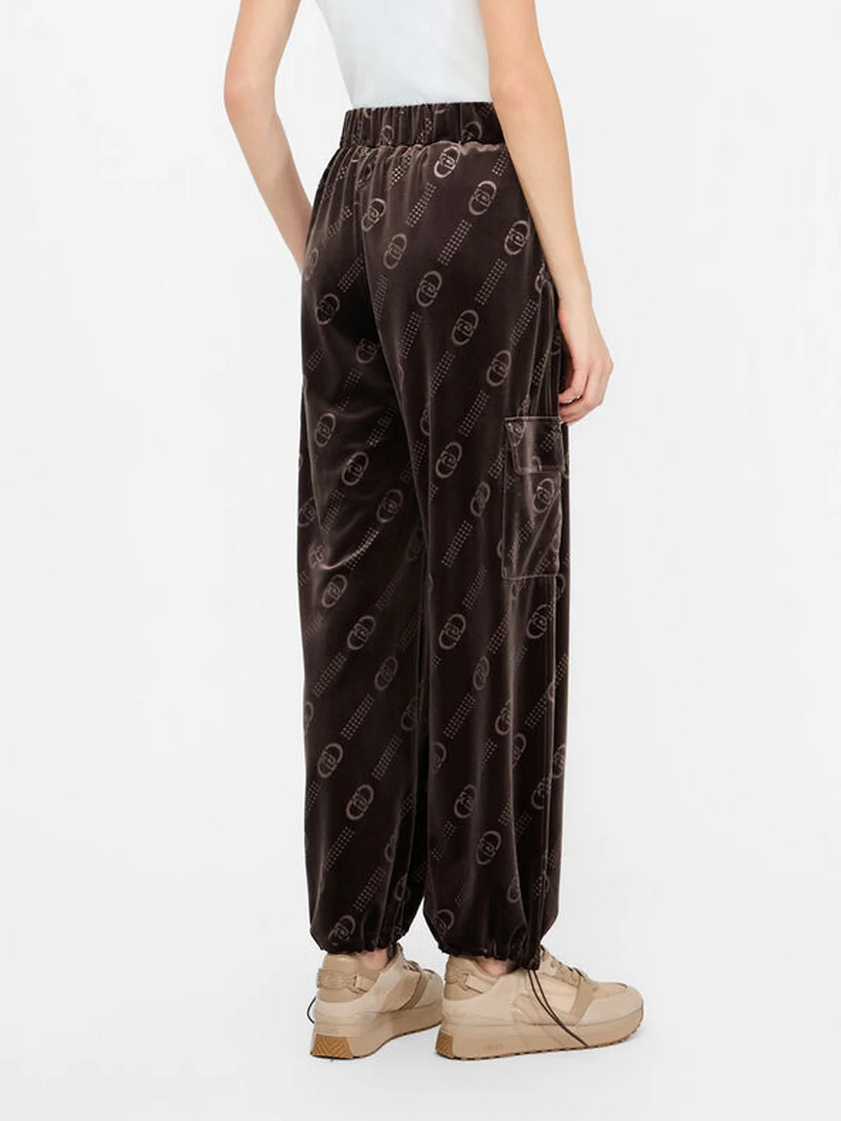 LIU JO SPORT Pantalone Donna  TF5111J4955 M9768 Cioccolato LiuJo - Image 4