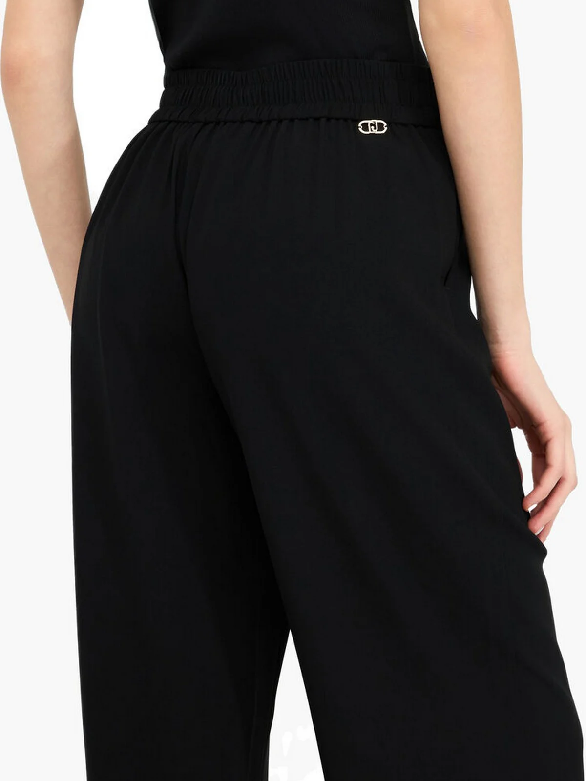 LIU JO SPORT Pantalone Donna TF5265TS423 22222 Nero - Image 3