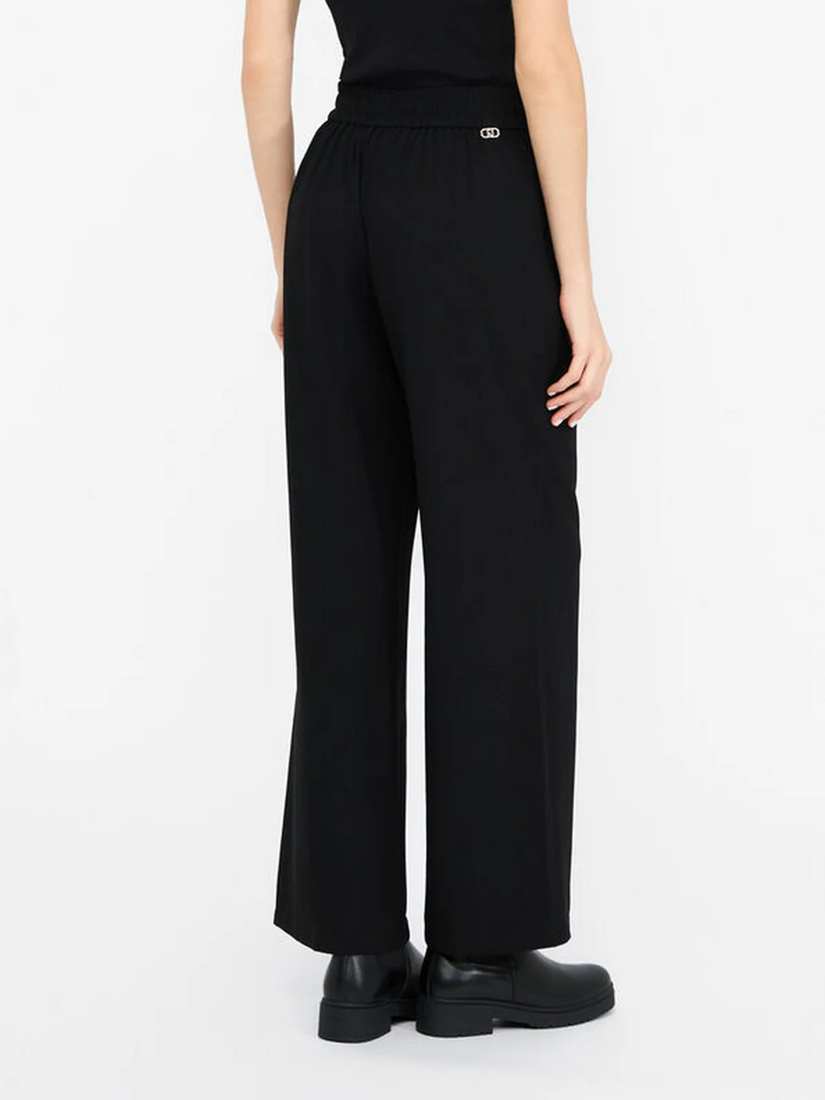 LIU JO SPORT Pantalone Donna TF5265TS423 22222 Nero - Image 5