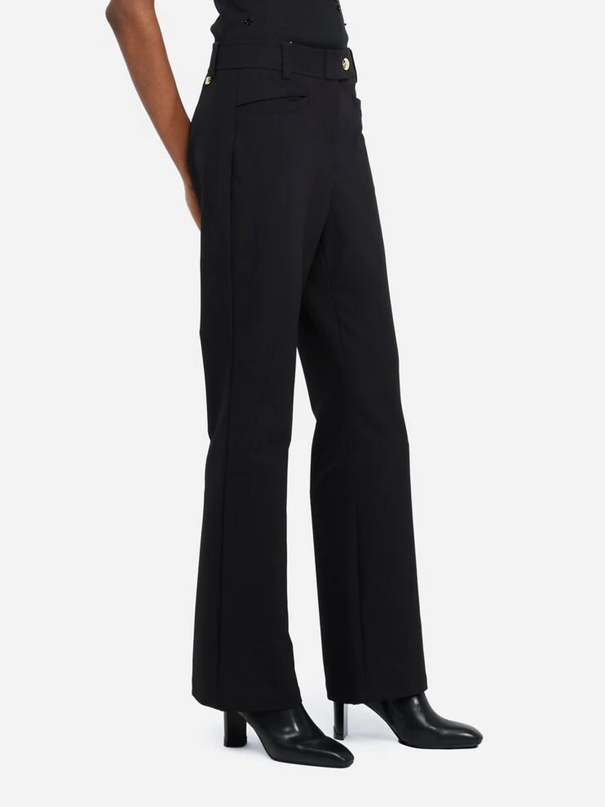 LIU JO SPORT Pantalone Donna  TF5266T2620 22222 Nero - Image 3
