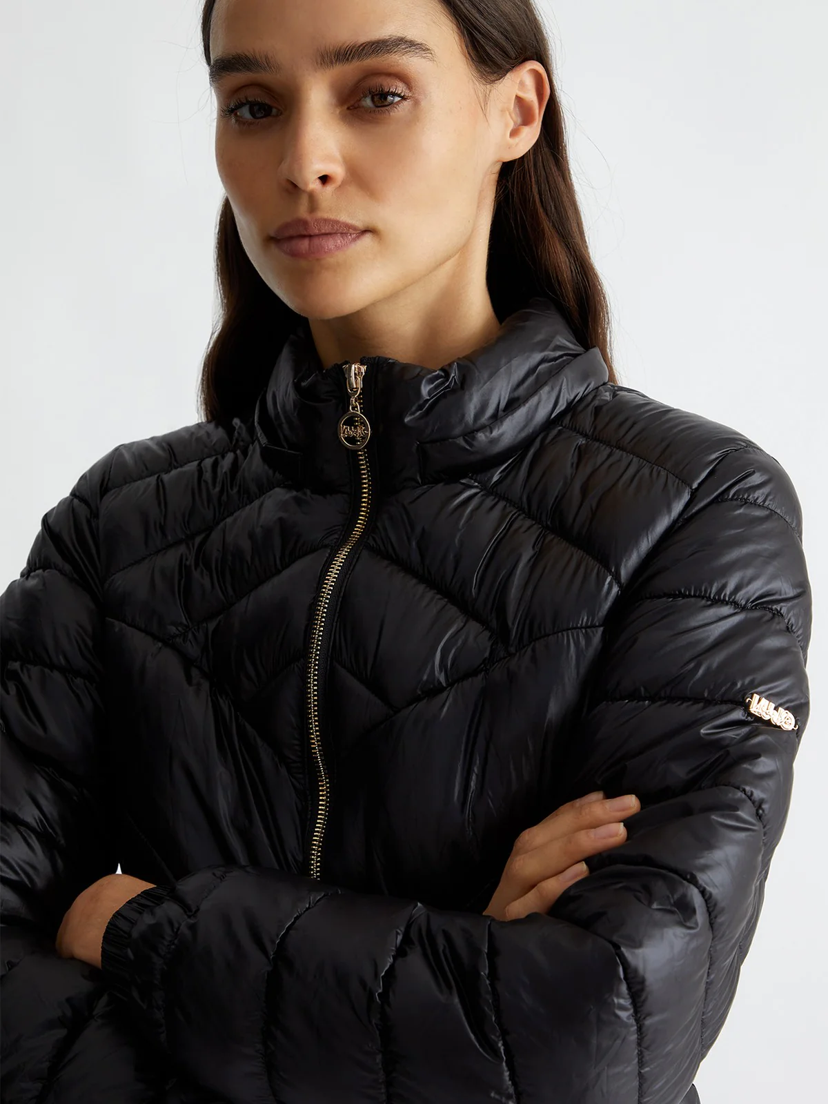 LIU JO SPORT Piumino Donna  TF4123TS073 22222 Nero - Image 5