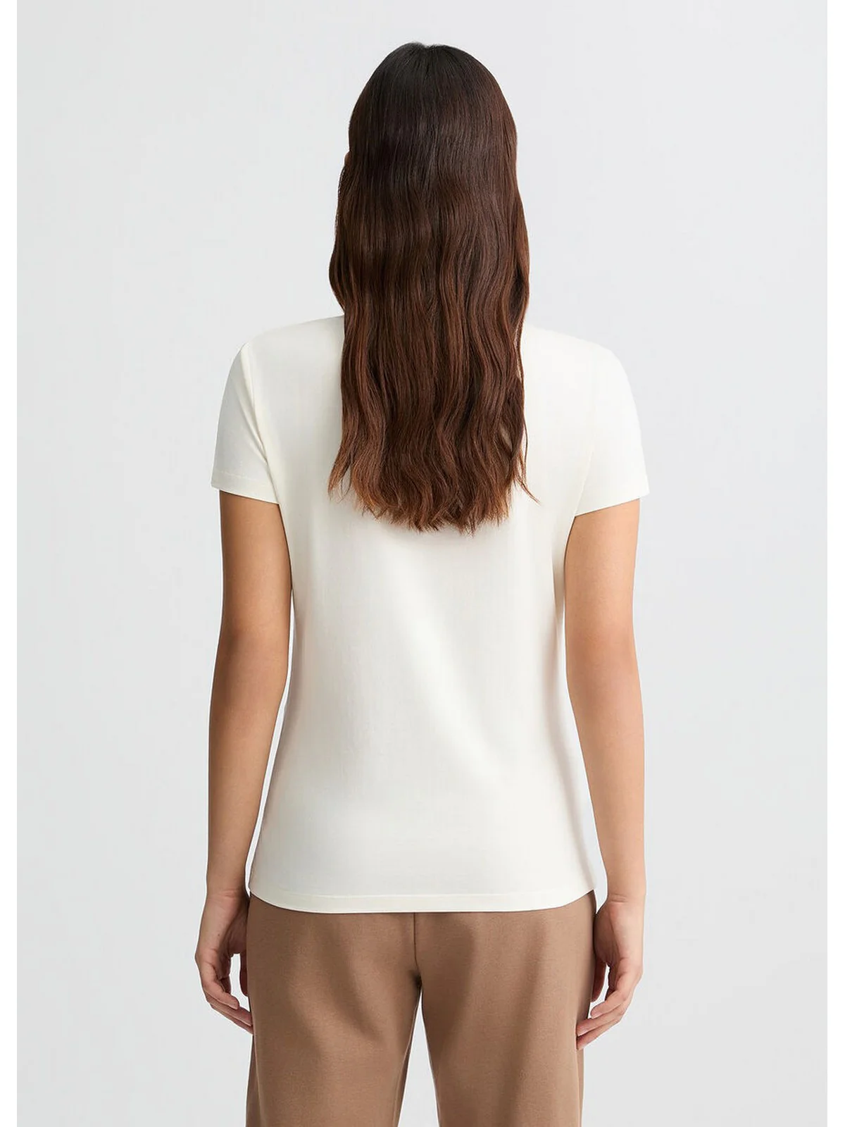LIU JO SPORT T-shirt Donna  TA5173JS003 M9514 Wh.milk/macula moro - Image 5