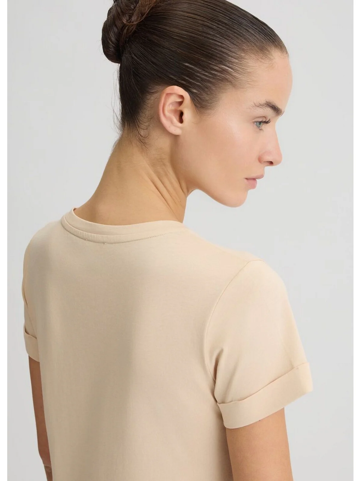 LIU JO SPORT T-shirt Donna  TA5180JS923 M9250 Natural b.LiuJo edge - Image 3