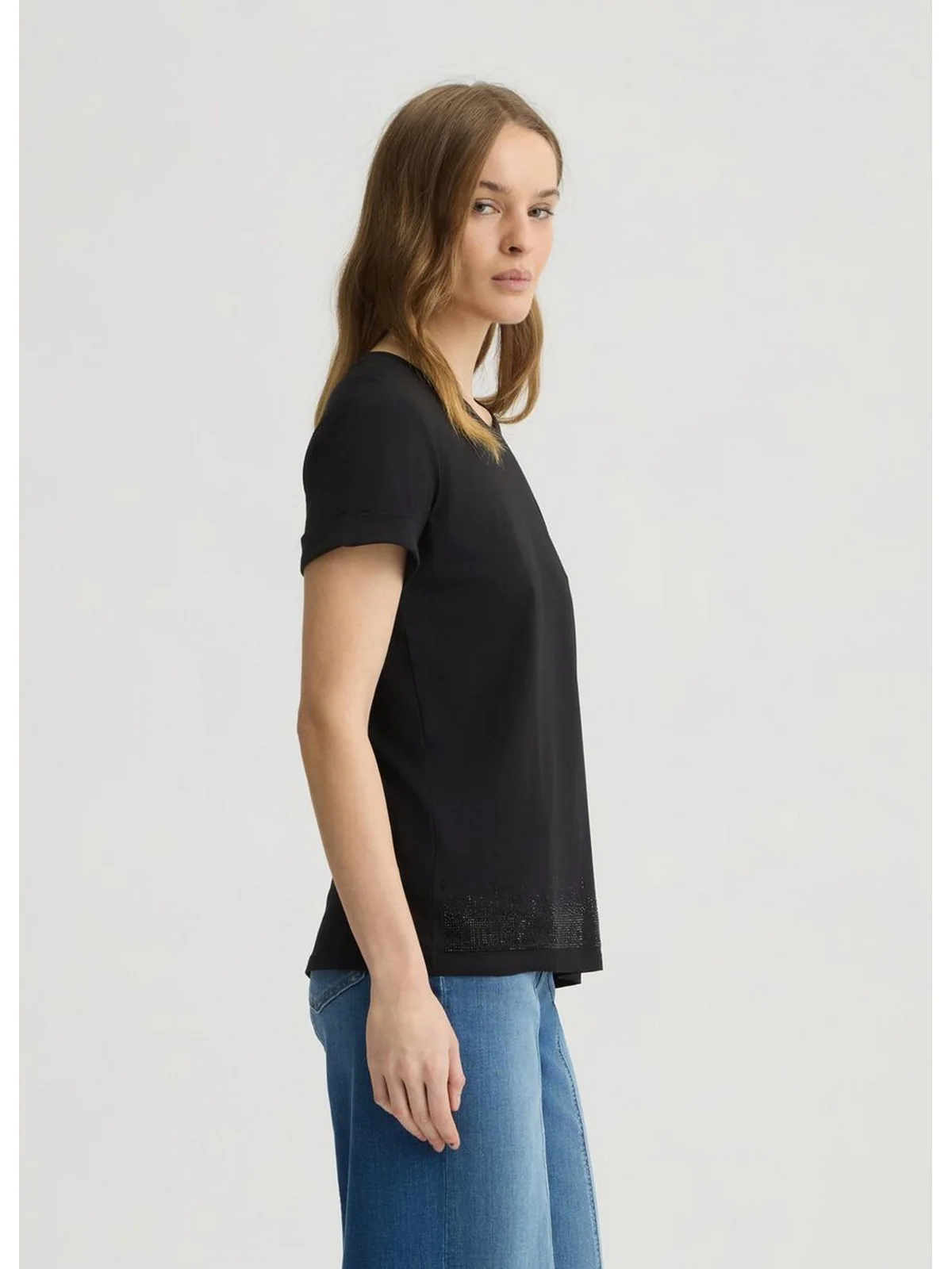 LIU JO SPORT T-shirt Donna  TA5180JS923 M9312 Nero/LiuJo edge - Image 4