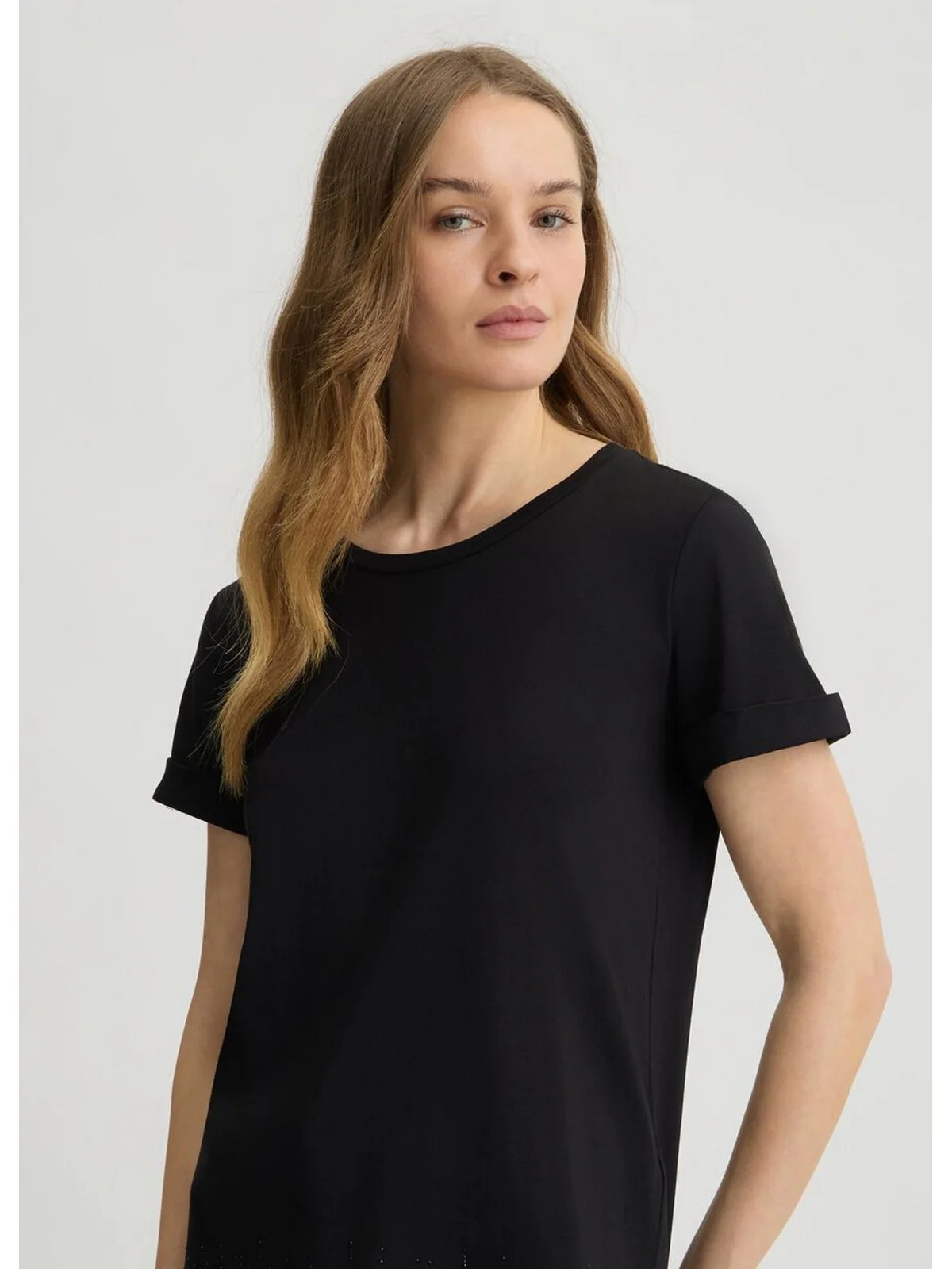 LIU JO SPORT T-shirt Donna  TA5180JS923 M9312 Nero/LiuJo edge - Image 5