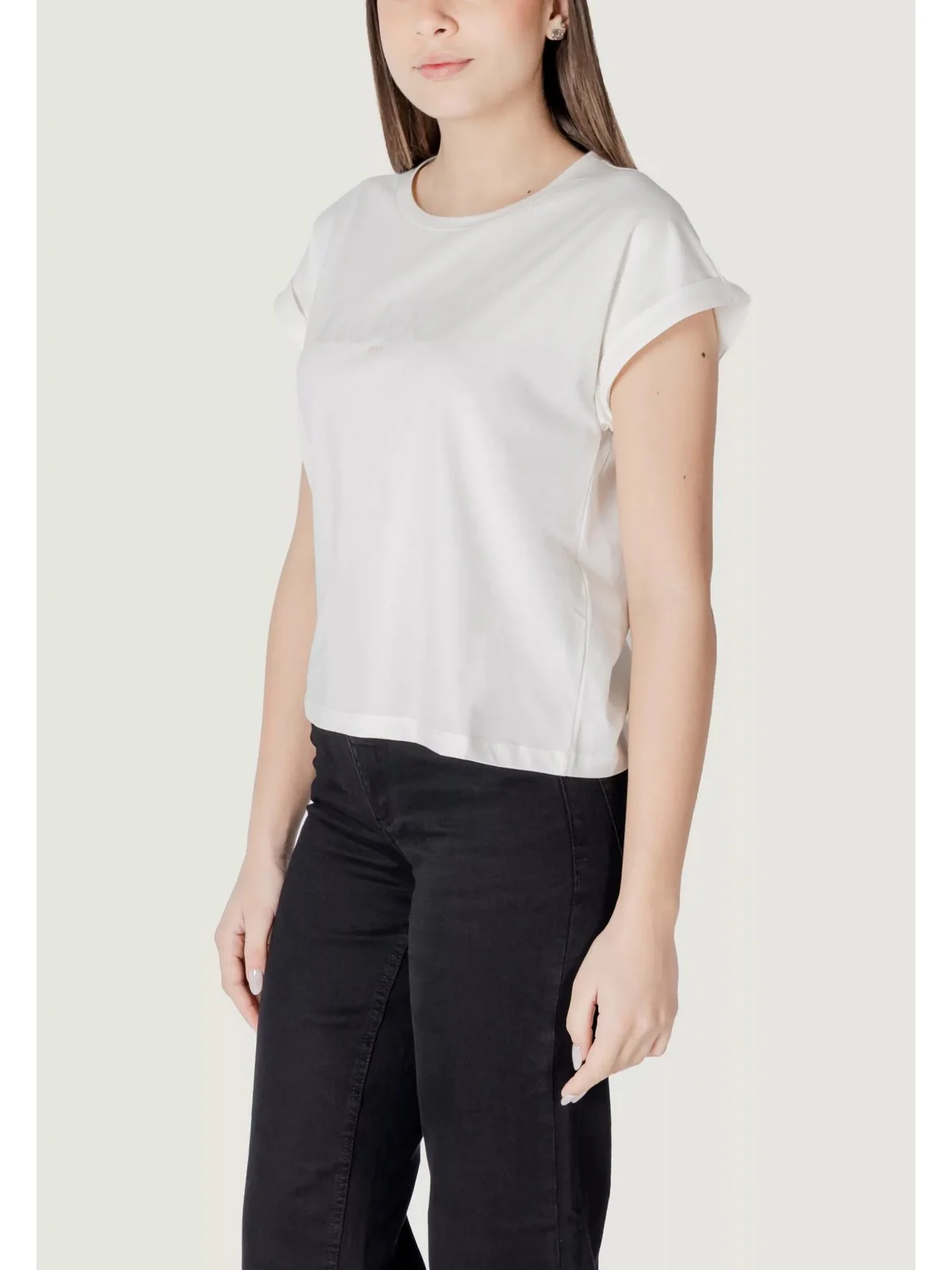 LIU JO SPORT T-shirt Donna  TA5181JS003 M9136 White milk/LiuJo - Image 2