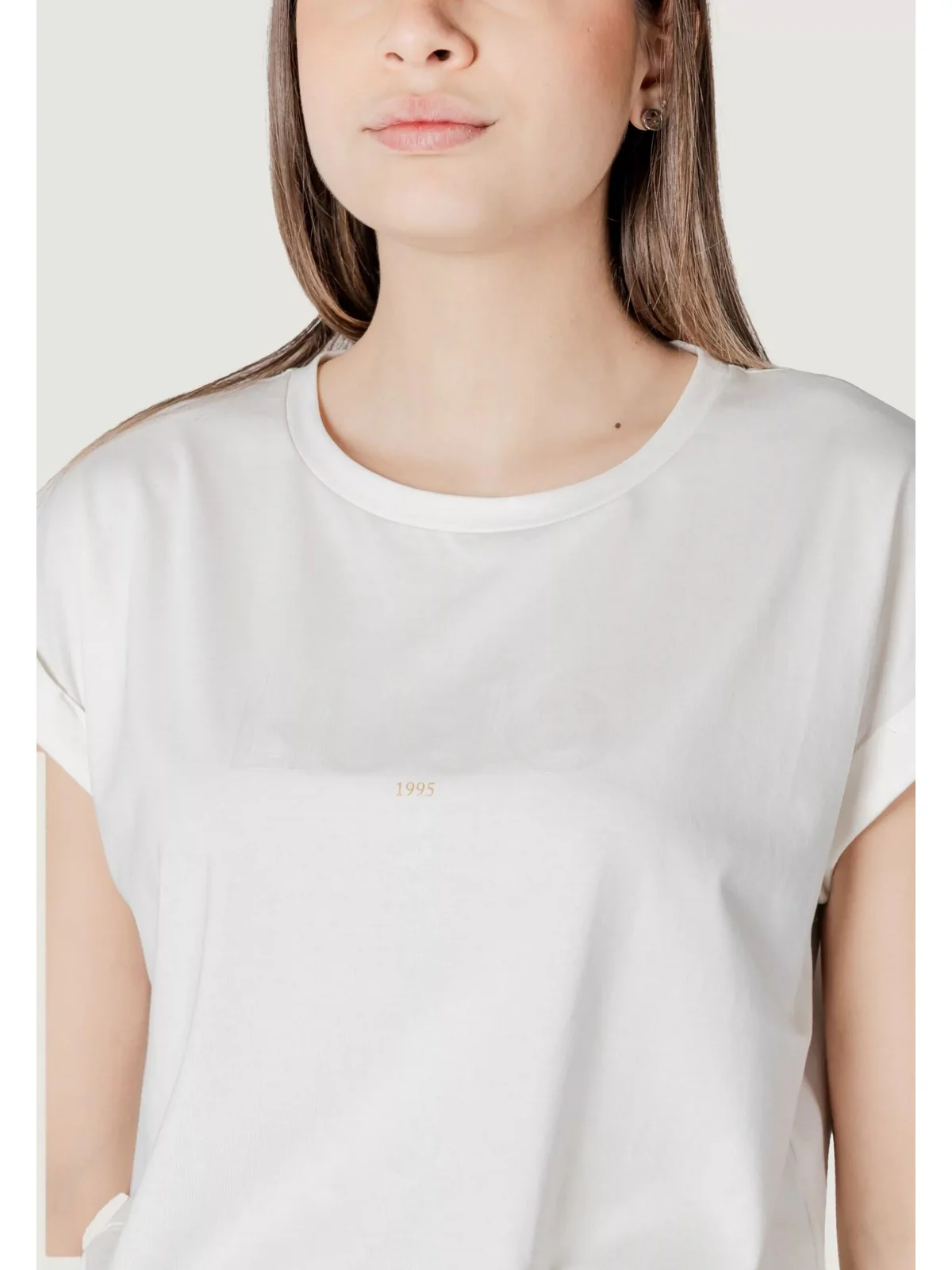 LIU JO SPORT T-shirt Donna  TA5181JS003 M9136 White milk/LiuJo - Image 6