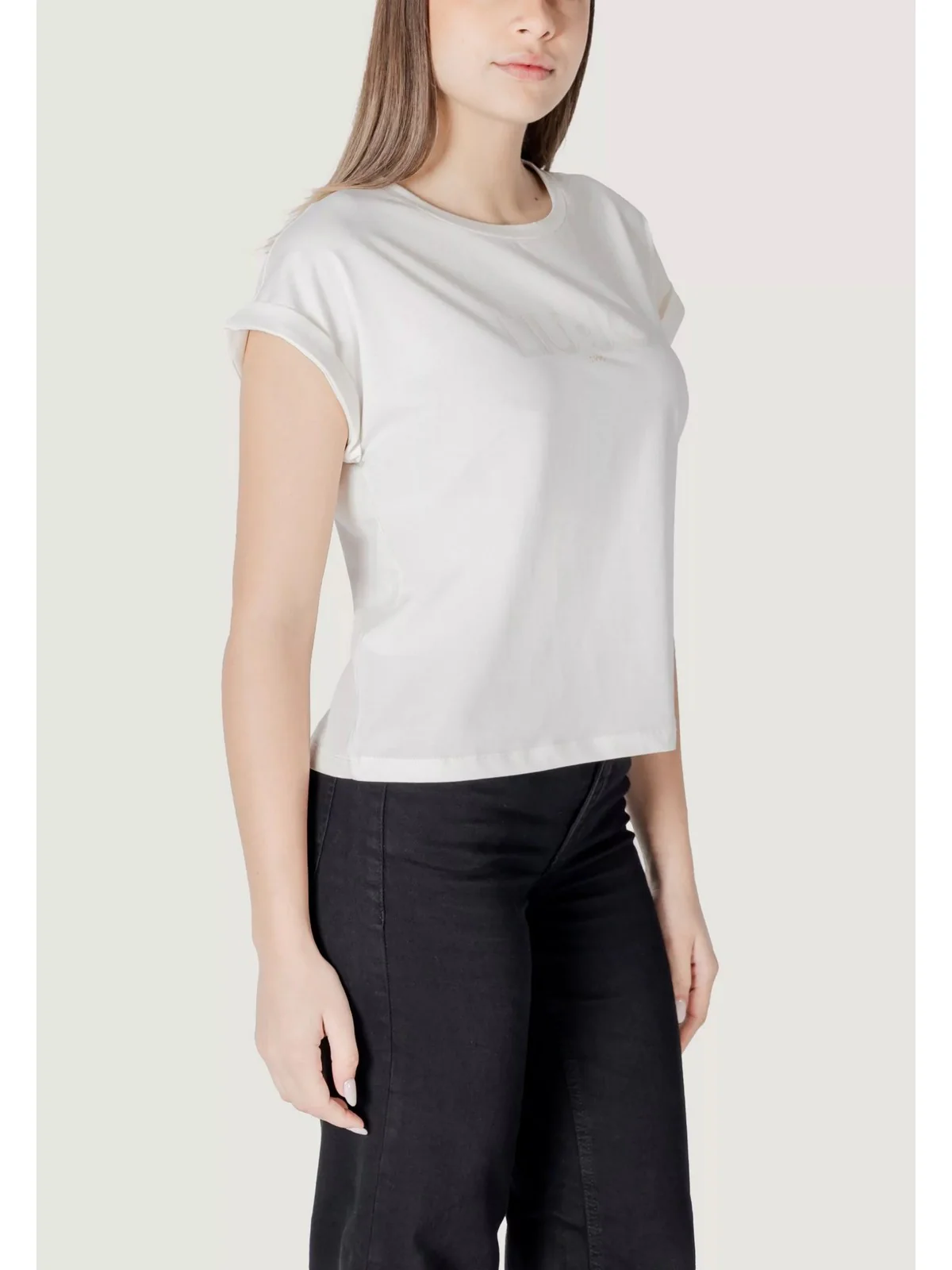 LIU JO SPORT T-shirt Donna  TA5181JS003 M9136 White milk/LiuJo - Image 7