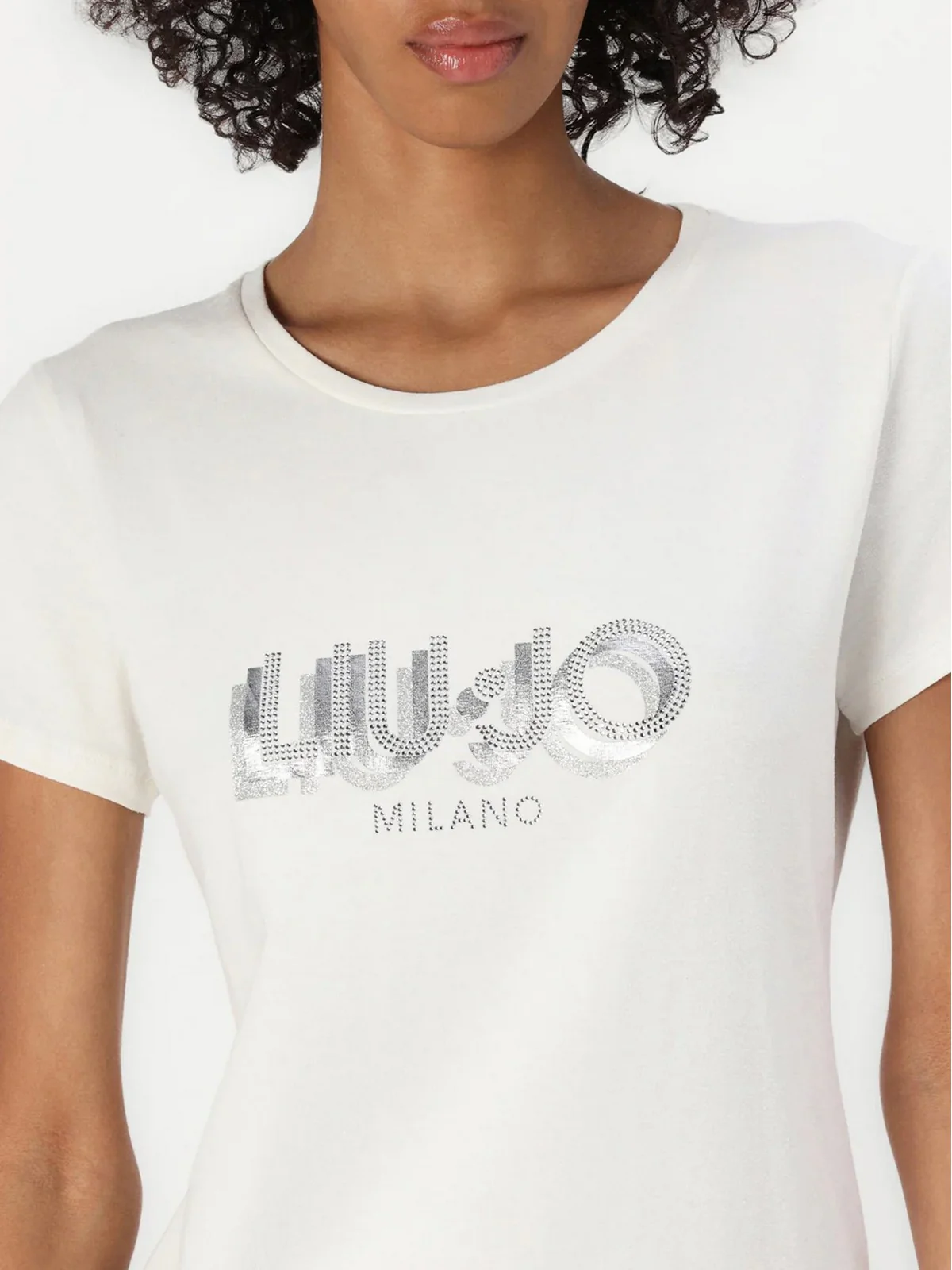 LIU JO SPORT T-shirt Donna  TA5214JS003 M9136 White milk/LiuJo - Image 4