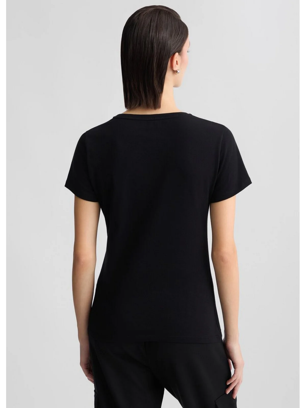 LIU JO SPORT T-shirt Donna  TA5214JS003 W9415 NERO/LIUJO - Image 6
