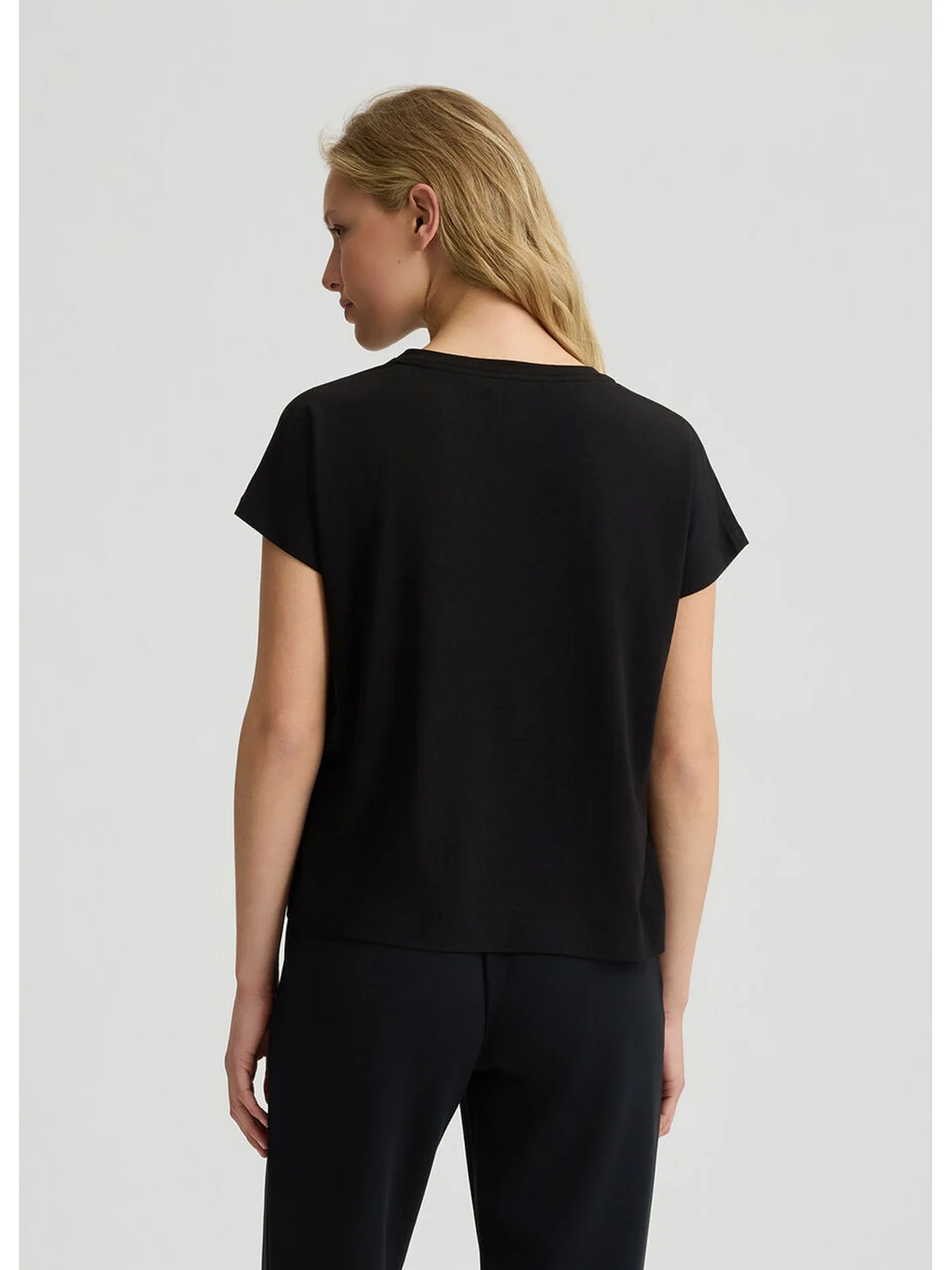 LIU JO SPORT T-shirt Donna TA5268JS005 M9300 Nero/LiuJo words - Image 4