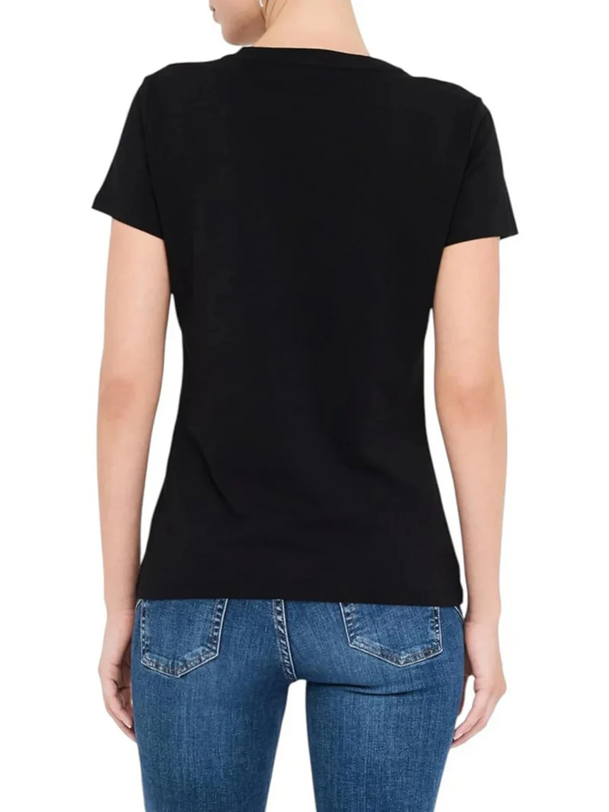 LIU JO SPORT T-shirt Donna  TF5287JS923 M9898 Nero/LiuJo doub - Image 3