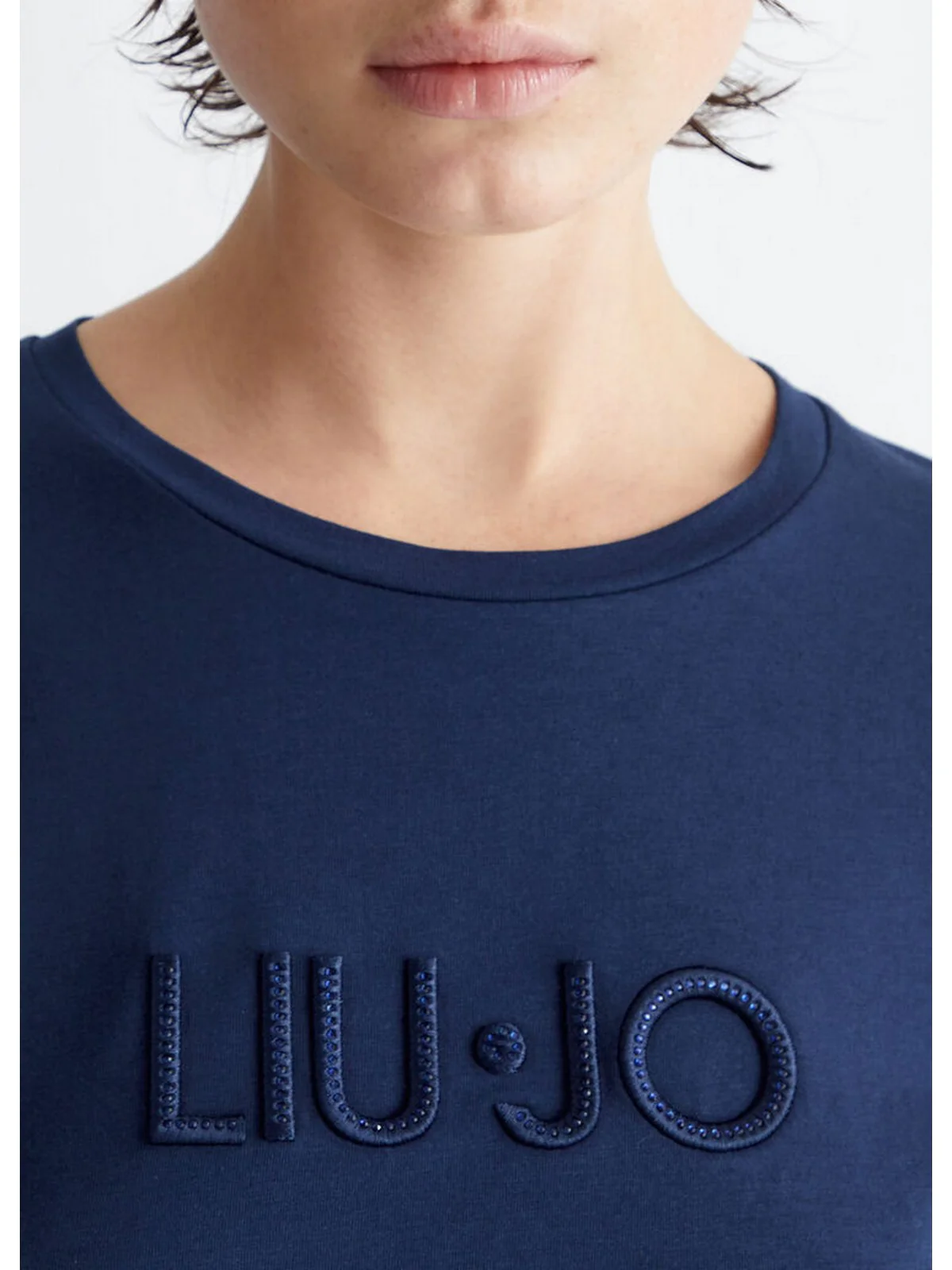 LIU JO SPORT T-Shirt e Polo Donna  TA4136JS003 N9157 Blu - Image 2