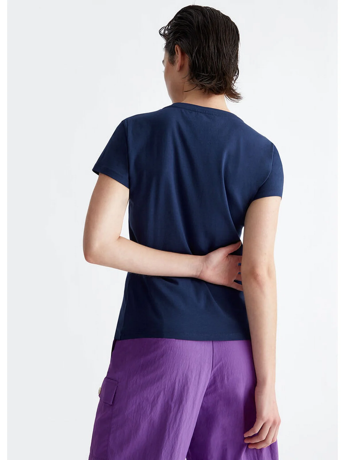 LIU JO SPORT T-Shirt e Polo Donna  TA4136JS003 N9157 Blu - Image 4