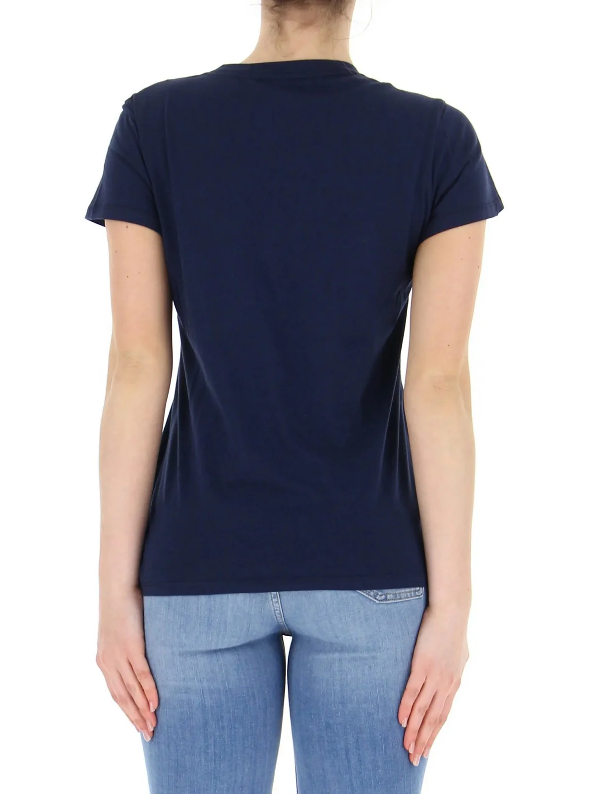 LIU JO SPORT T-Shirt e Polo Donna  TA4137J6040 N9126 Blu - Image 3