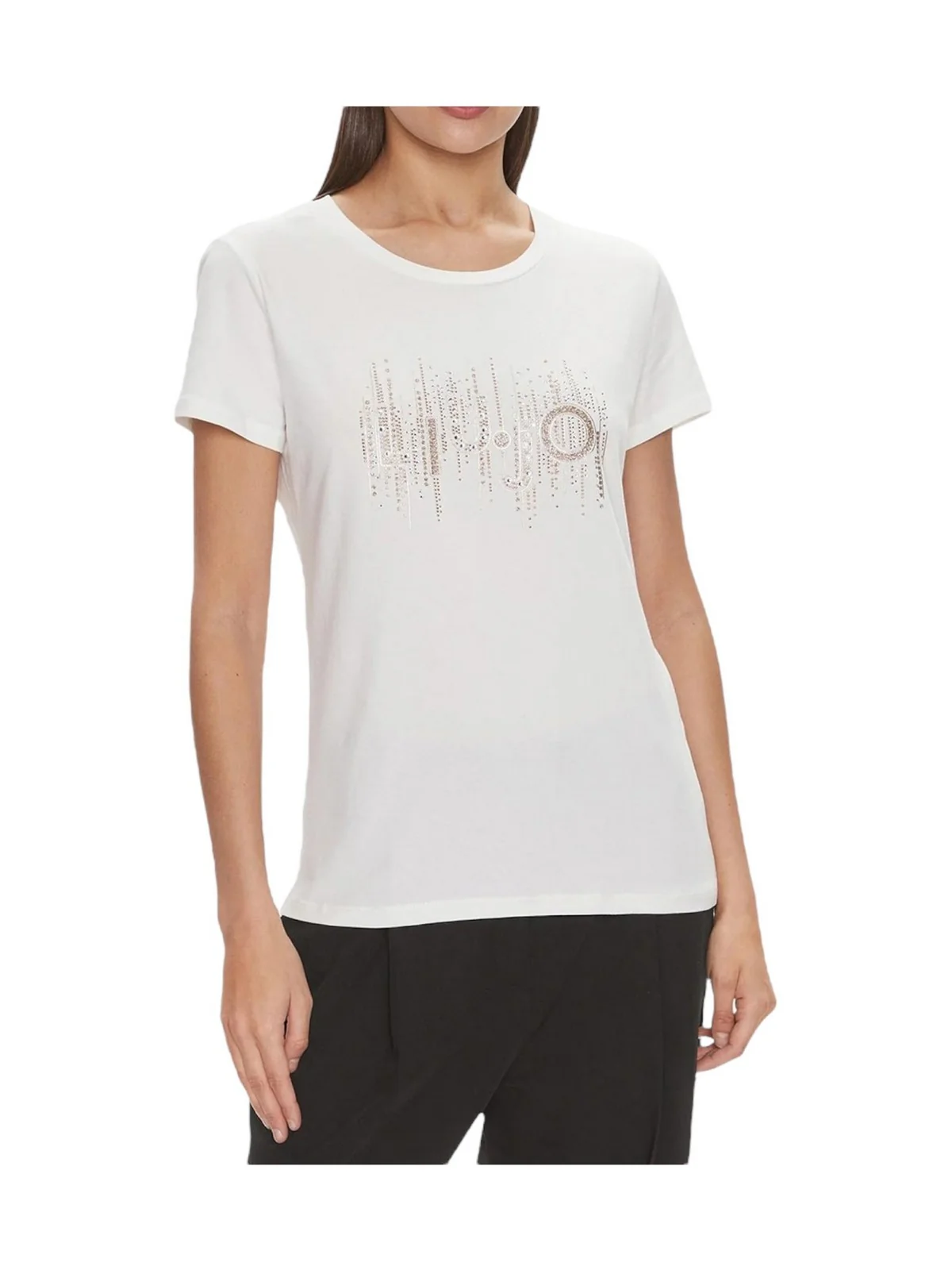LIU JO SPORT T-Shirt e Polo Donna  TA4246JS003 10604 Avorio - Image 2
