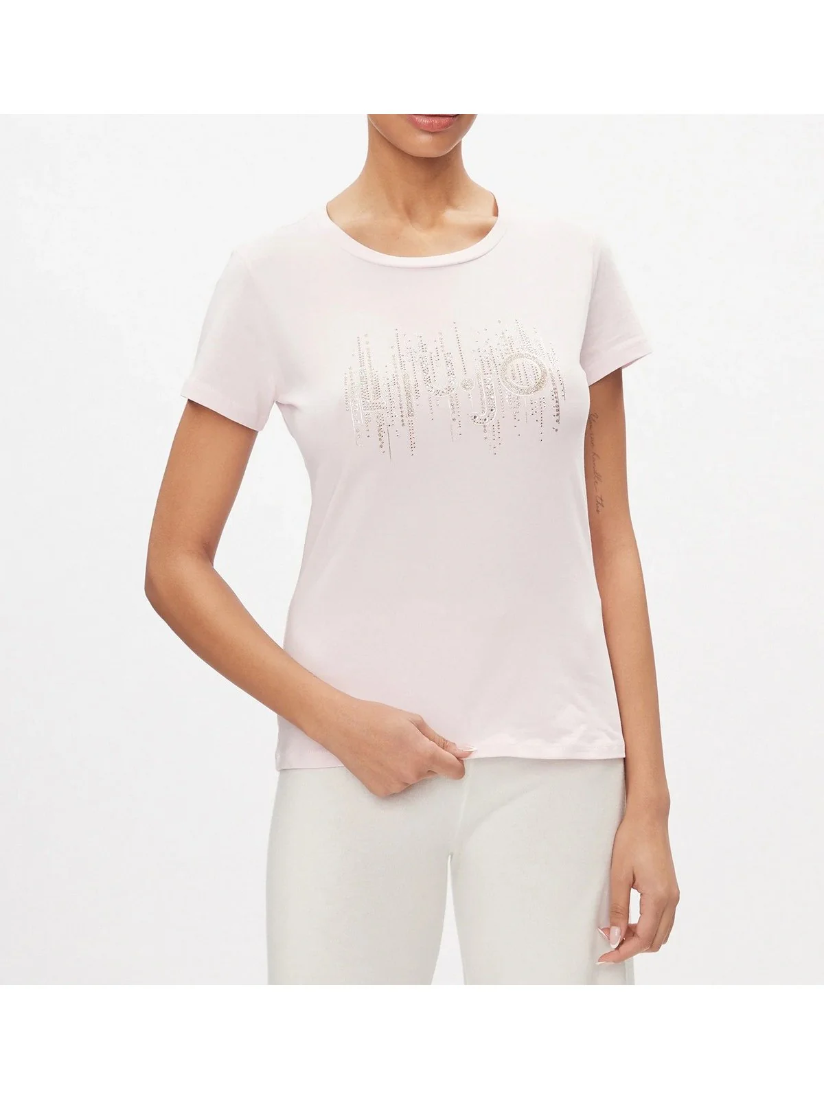 LIU JO SPORT T-Shirt e Polo Donna  TA4246JS003 32808 Rosa - Image 2
