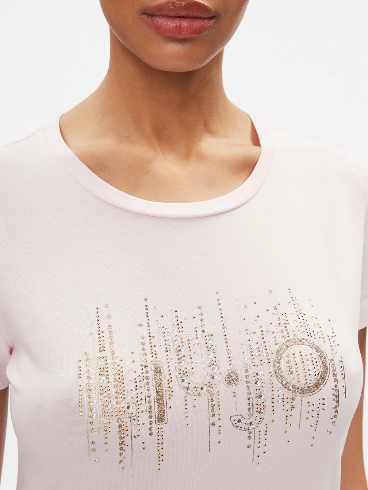 LIU JO SPORT T-Shirt e Polo Donna  TA4246JS003 32808 Rosa - Image 4