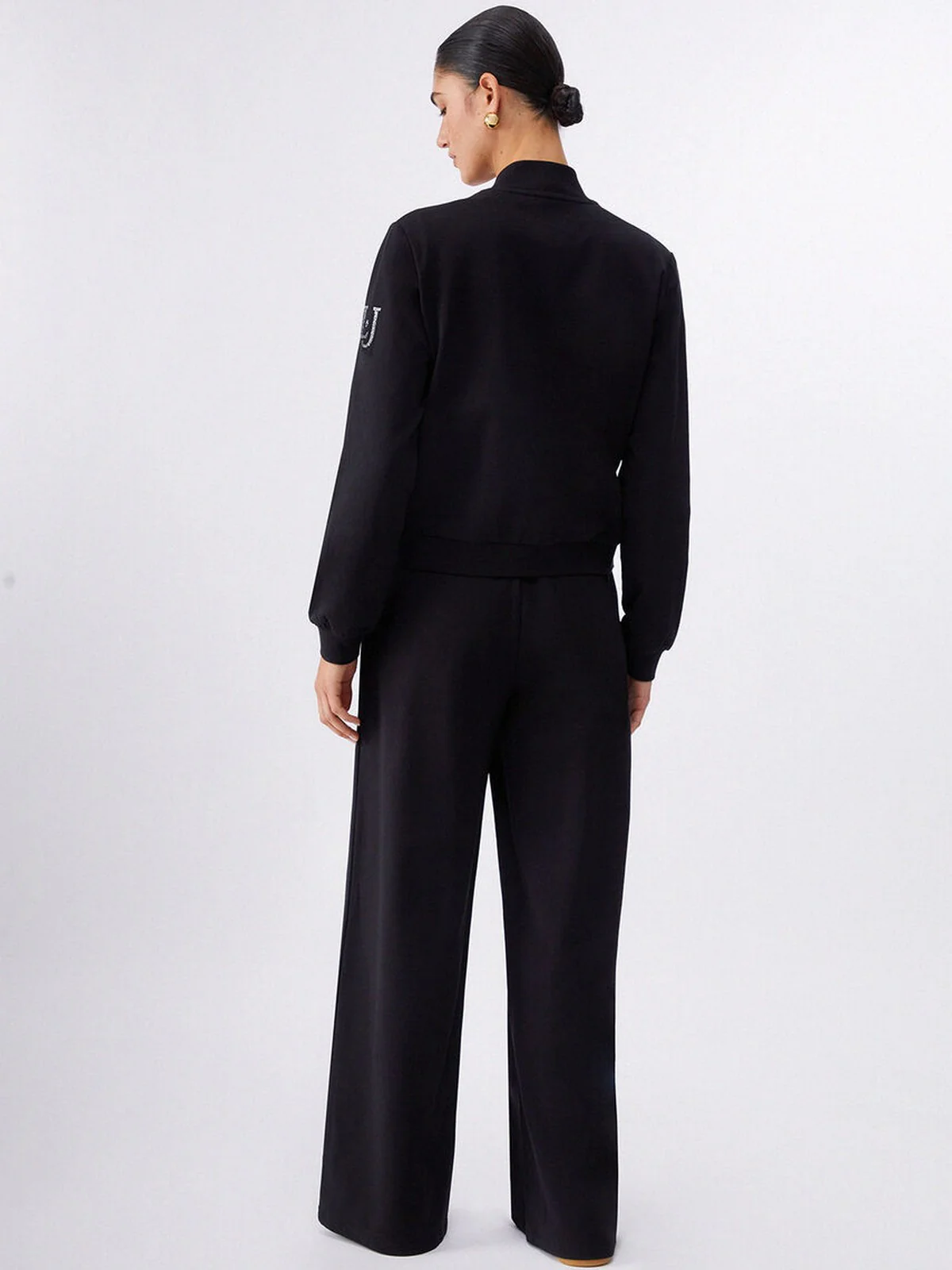 LIU JO SPORT Tuta Donna  TA6222FS090 22222 Nero - Image 5