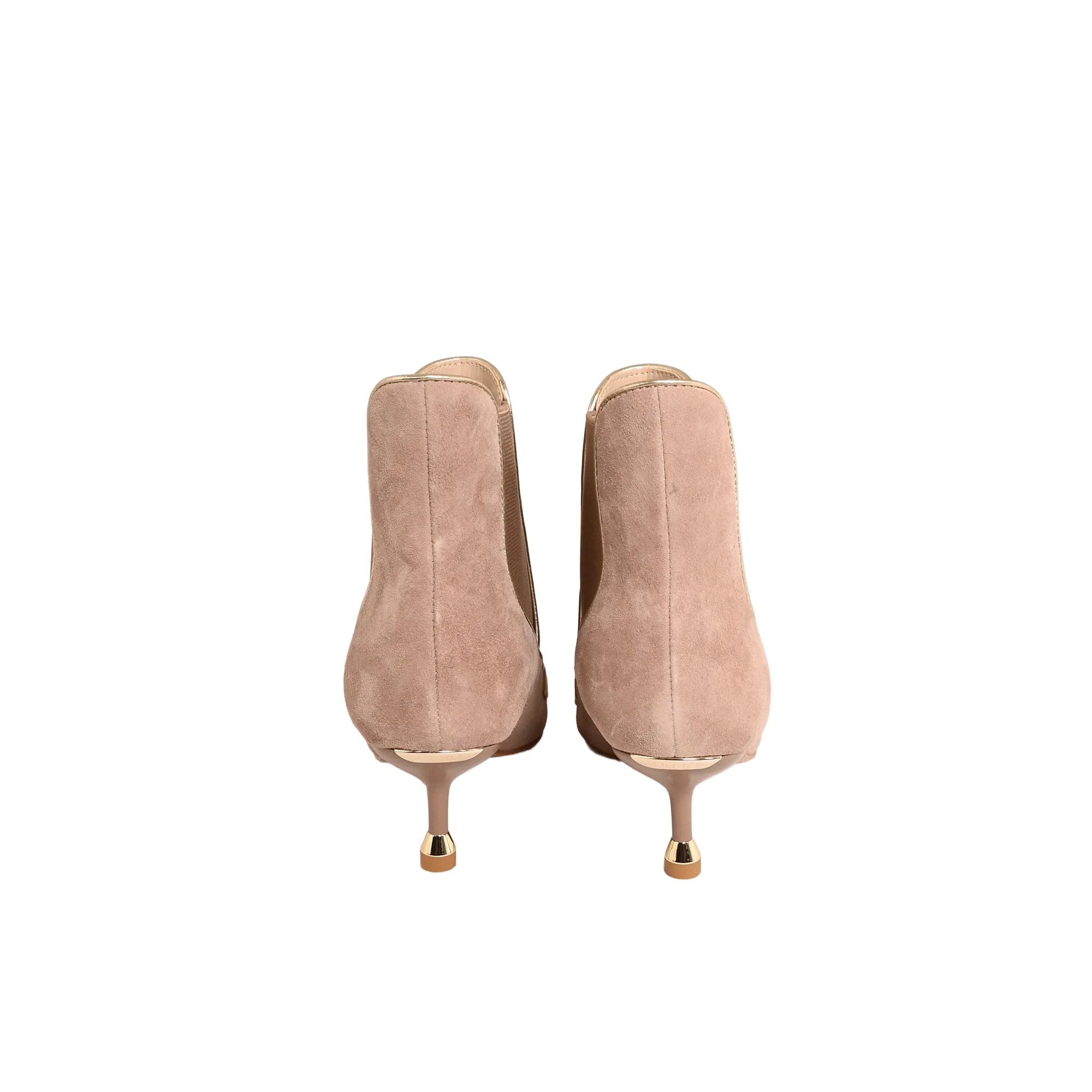 LIU JO Stivali e Stivaletti Donna DEVA 02 SF5011PX694 S3829 SUEDE/METALLIC POWDER ROSE/LIGHT GOLD - Image 2
