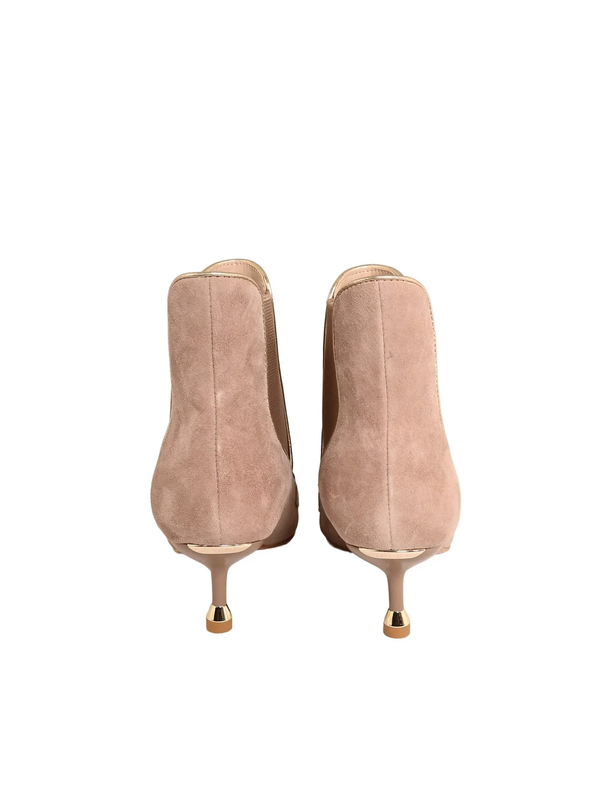 LIU JO Stivali e Stivaletti Donna DEVA 02 SF5011PX694 S3829 SUEDE/METALLIC POWDER ROSE/LIGHT GOLD - Image 3