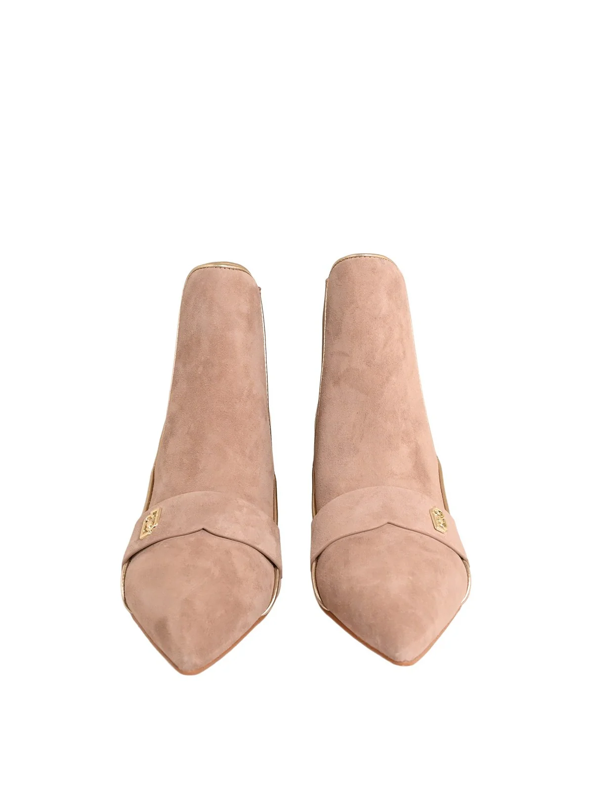 LIU JO Stivali e Stivaletti Donna DEVA 02 SF5011PX694 S3829 SUEDE/METALLIC POWDER ROSE/LIGHT GOLD - Image 5