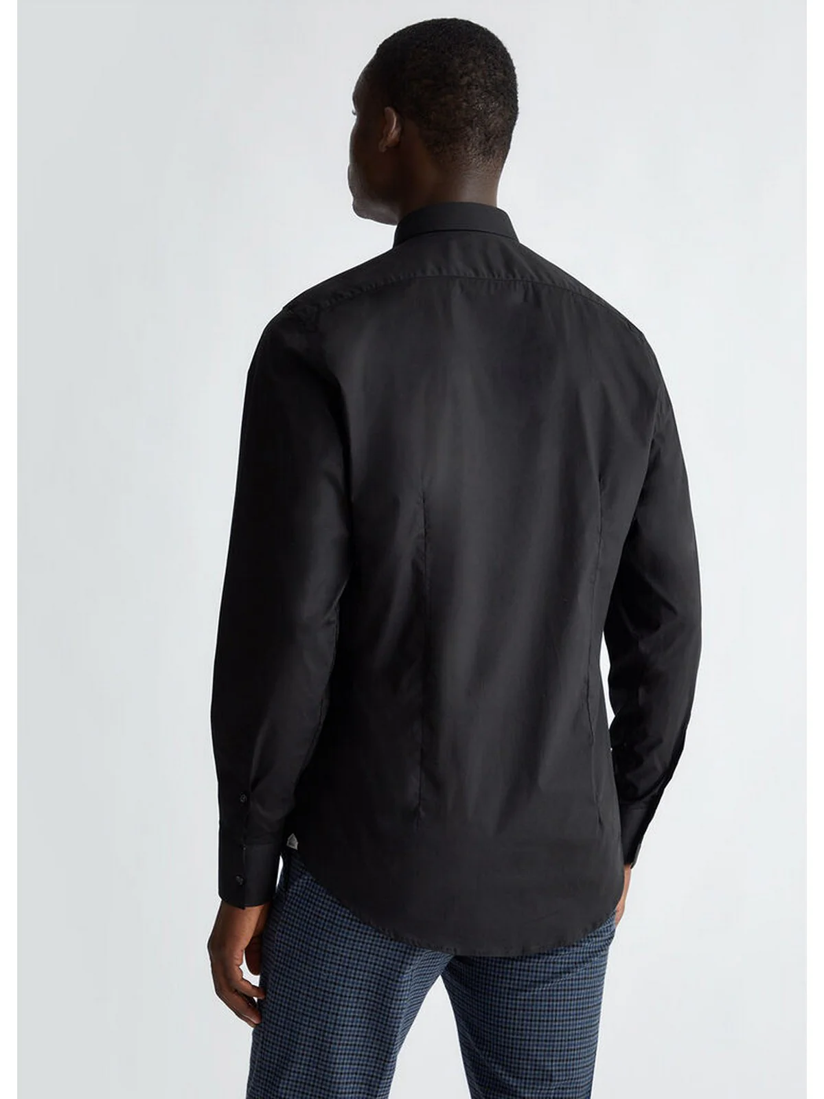 LIU JO UOMO Camicia Uomo QXX007T2662 22222 Nero - Image 3