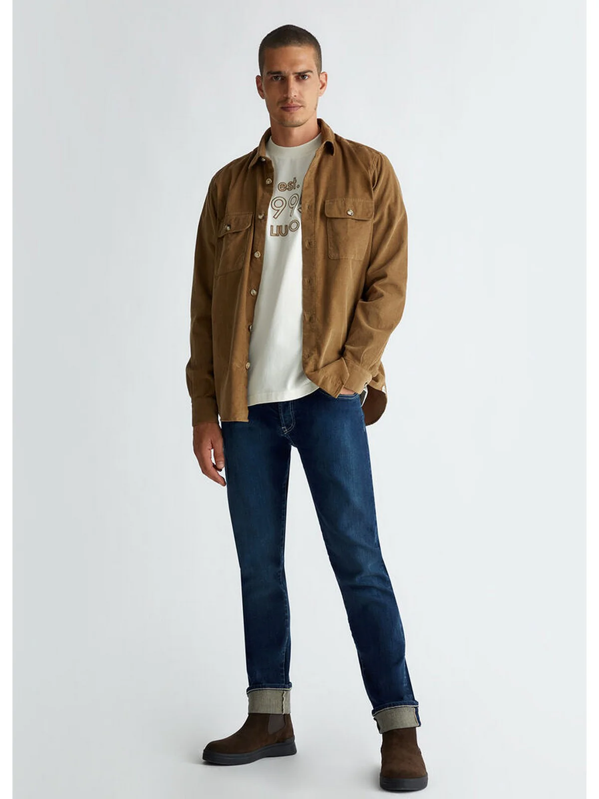LIU JO UOMO Jeans Uomo  QF4078D4944 77097 Blu - Image 2